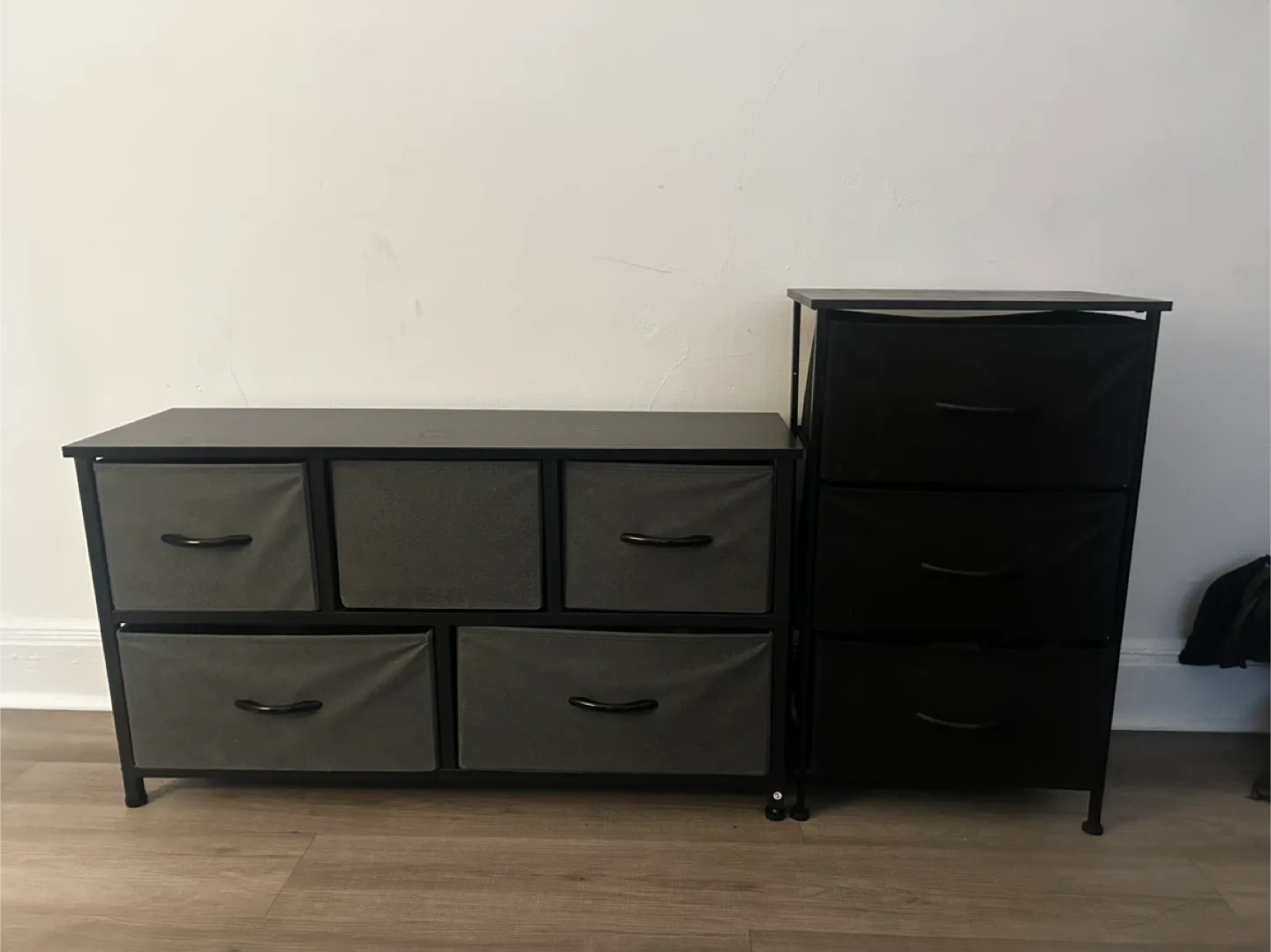 Black 5-Drawer Storage Dresser + 3 drawer image indicator(4)