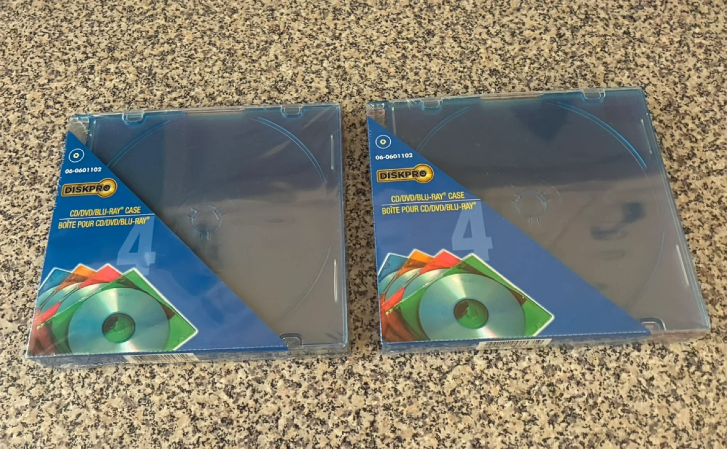 New DISKPRO CD/DVD/Blu-Ray Cases - 4 Pack - photo 3
