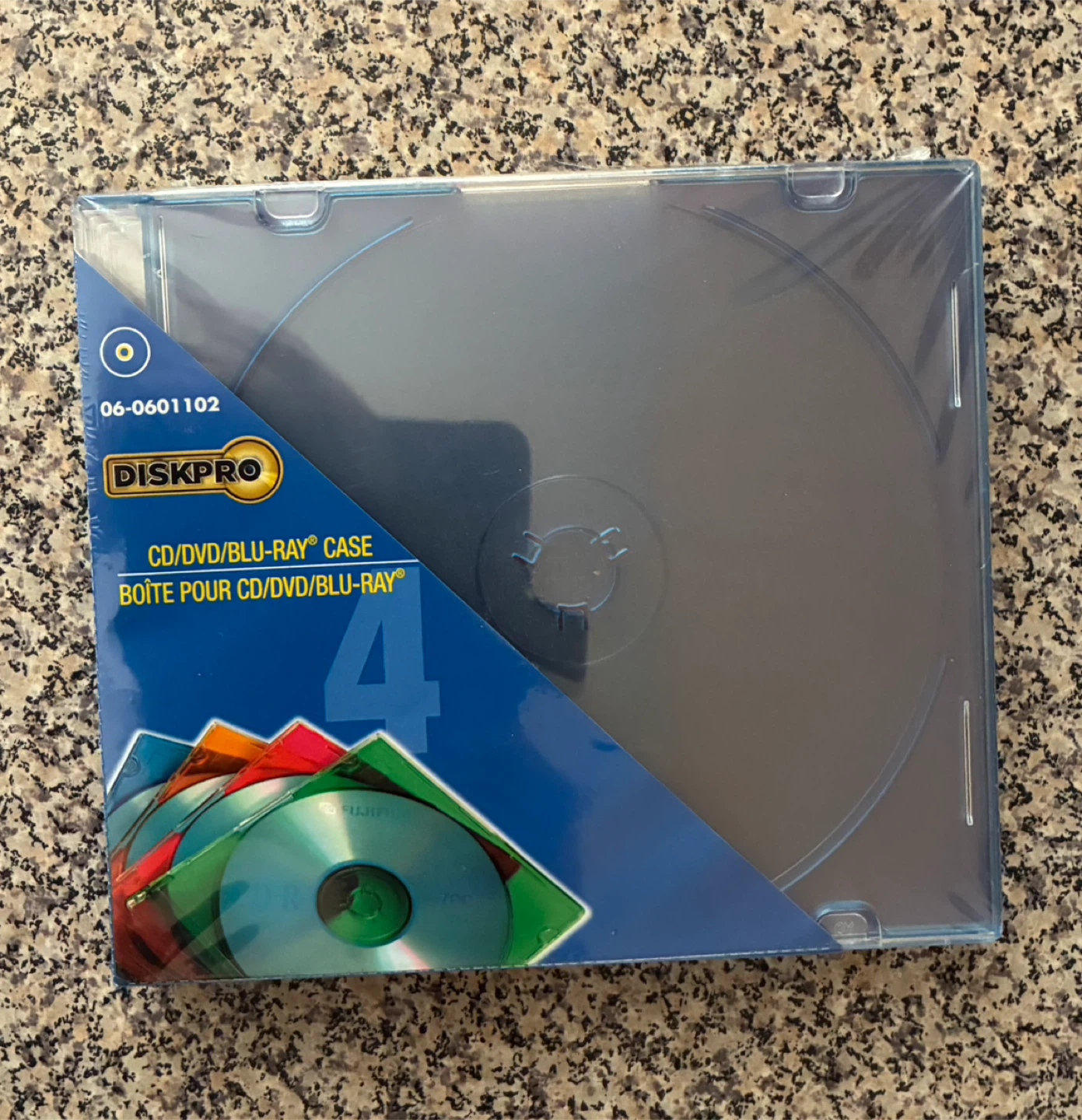 New DISKPRO CD/DVD/Blu-Ray Cases - 4 Pack - photo 2