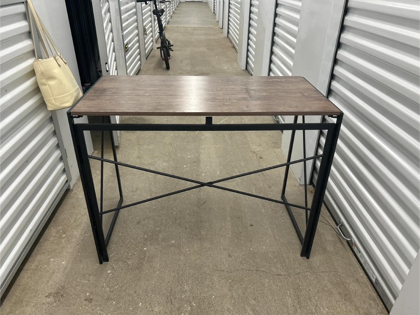 Wood & Metal Accent Table