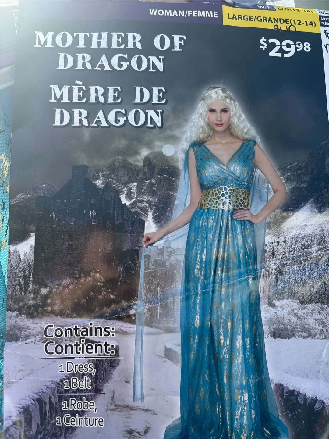 Mother of Dragon Costume - Size Large (12-14) thumbnail
