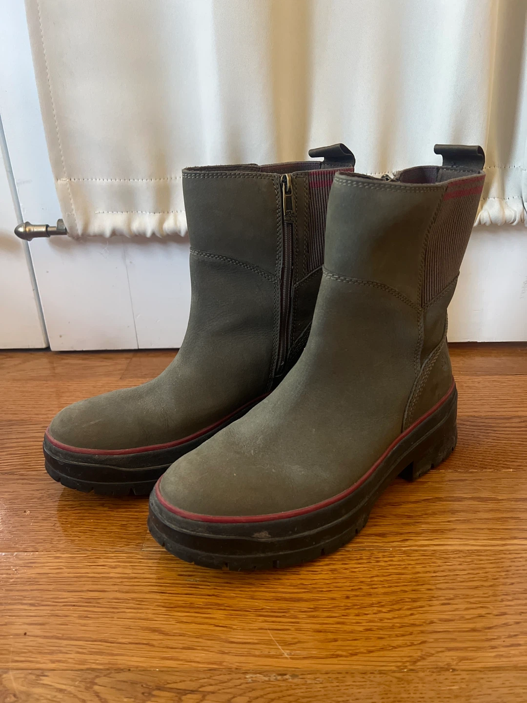 Timberland Olive Green Boots