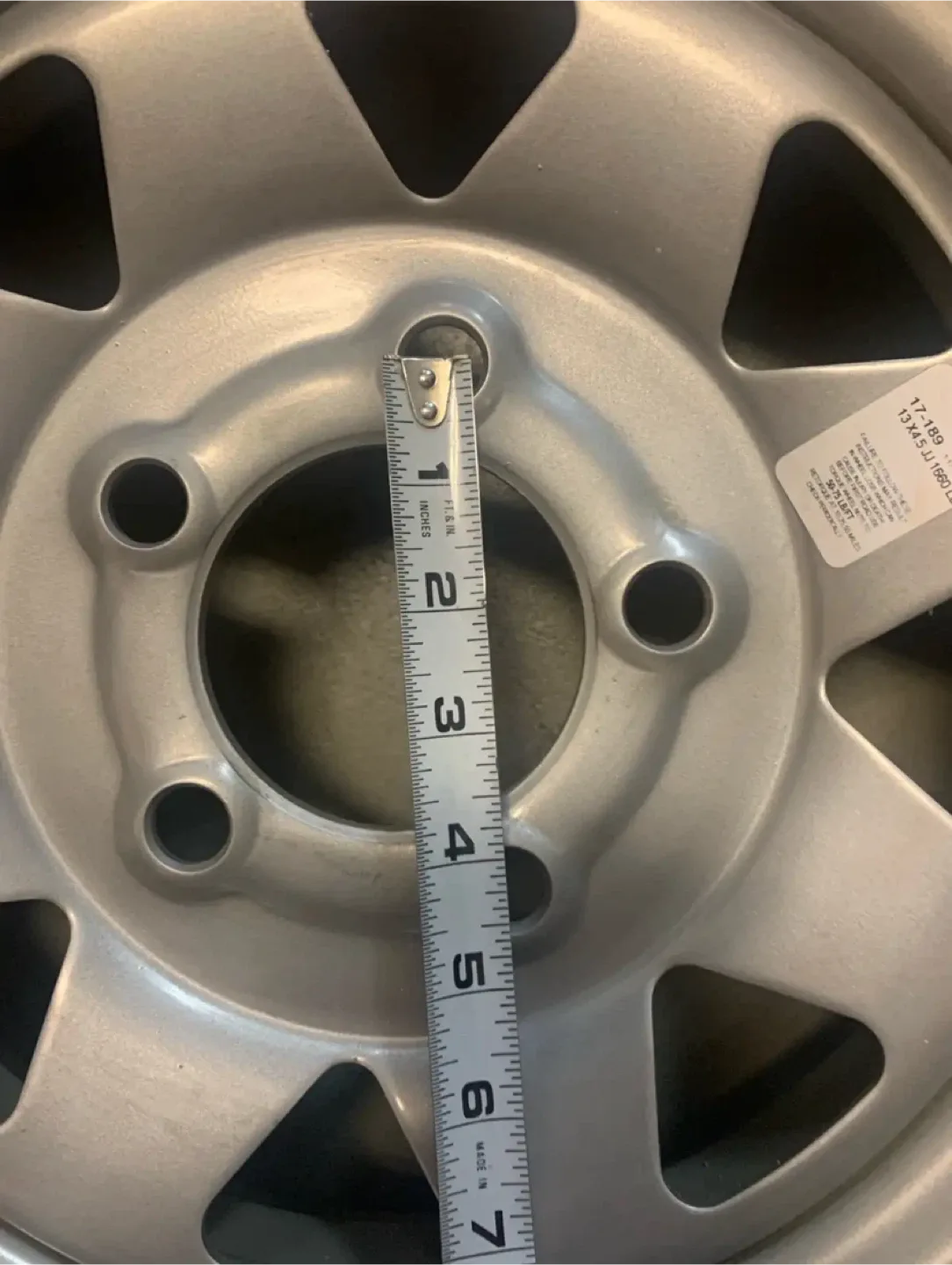 Trailer Rim 13” x 4.5” - 5 Bolt - NEW image indicator(2)