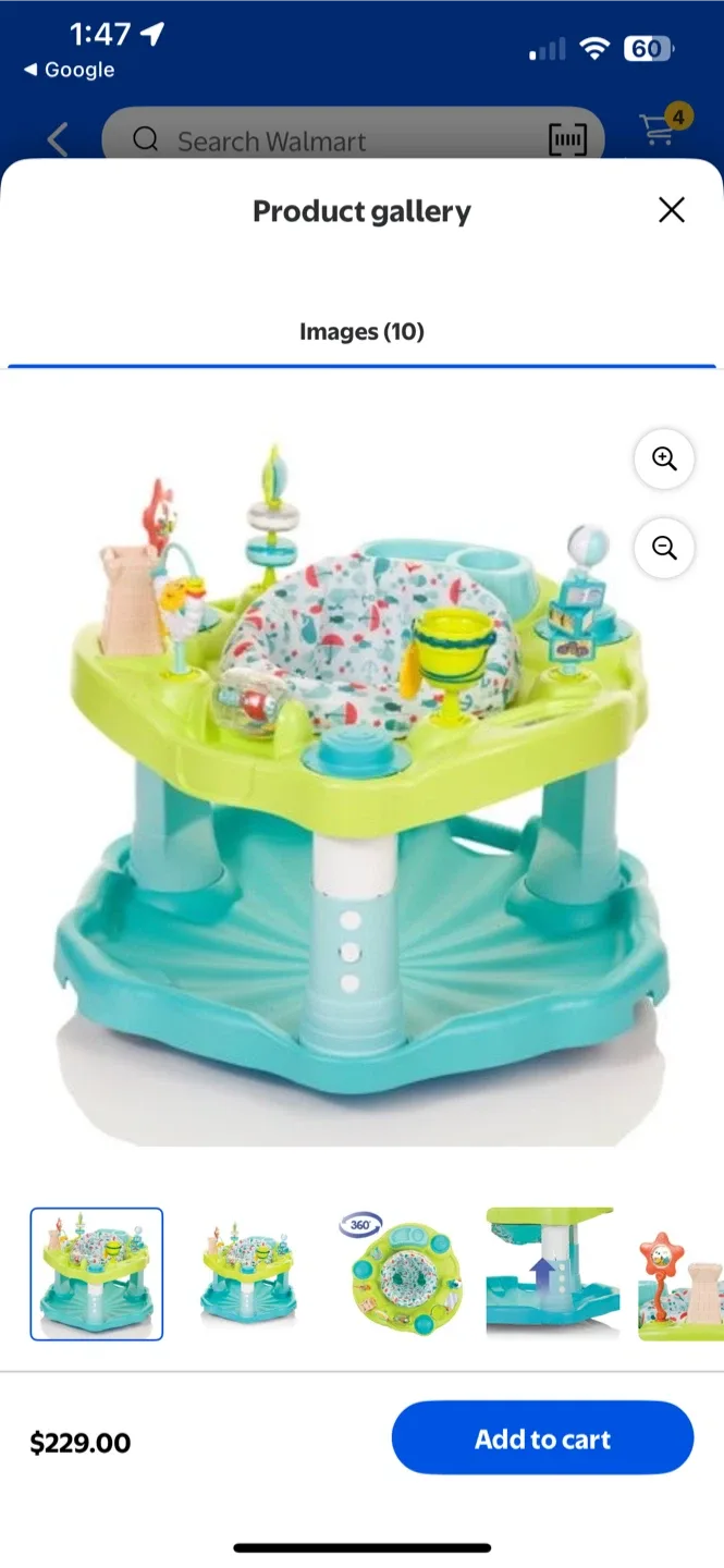 3-in-1 Around We Go Activity Center thumbnail