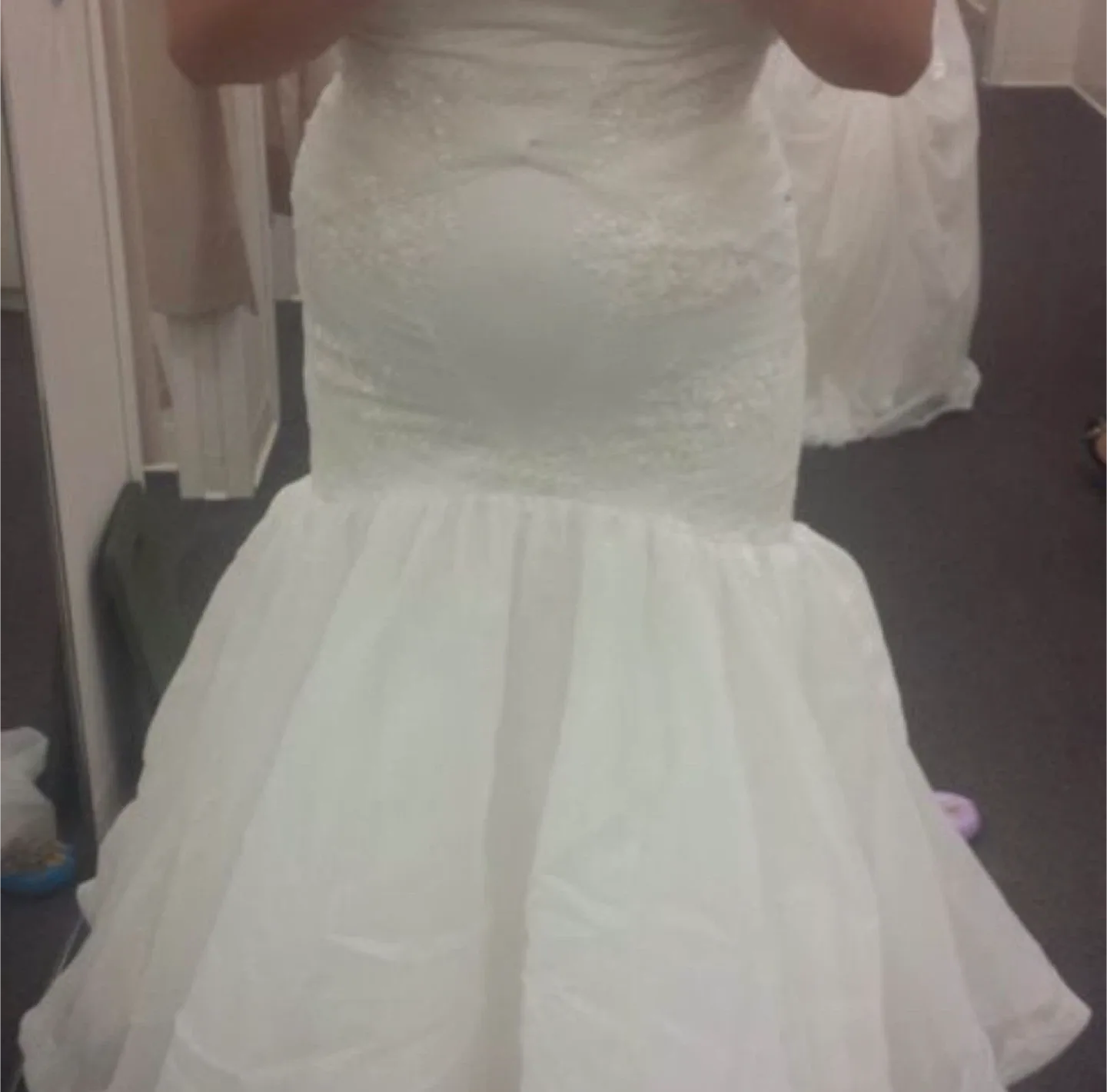 Zac Posen Wedding Dress Size 18W image indicator(8)