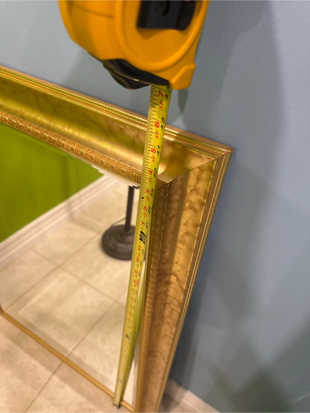 Gold Framed Mirror - 43" x 29" image indicator(4)