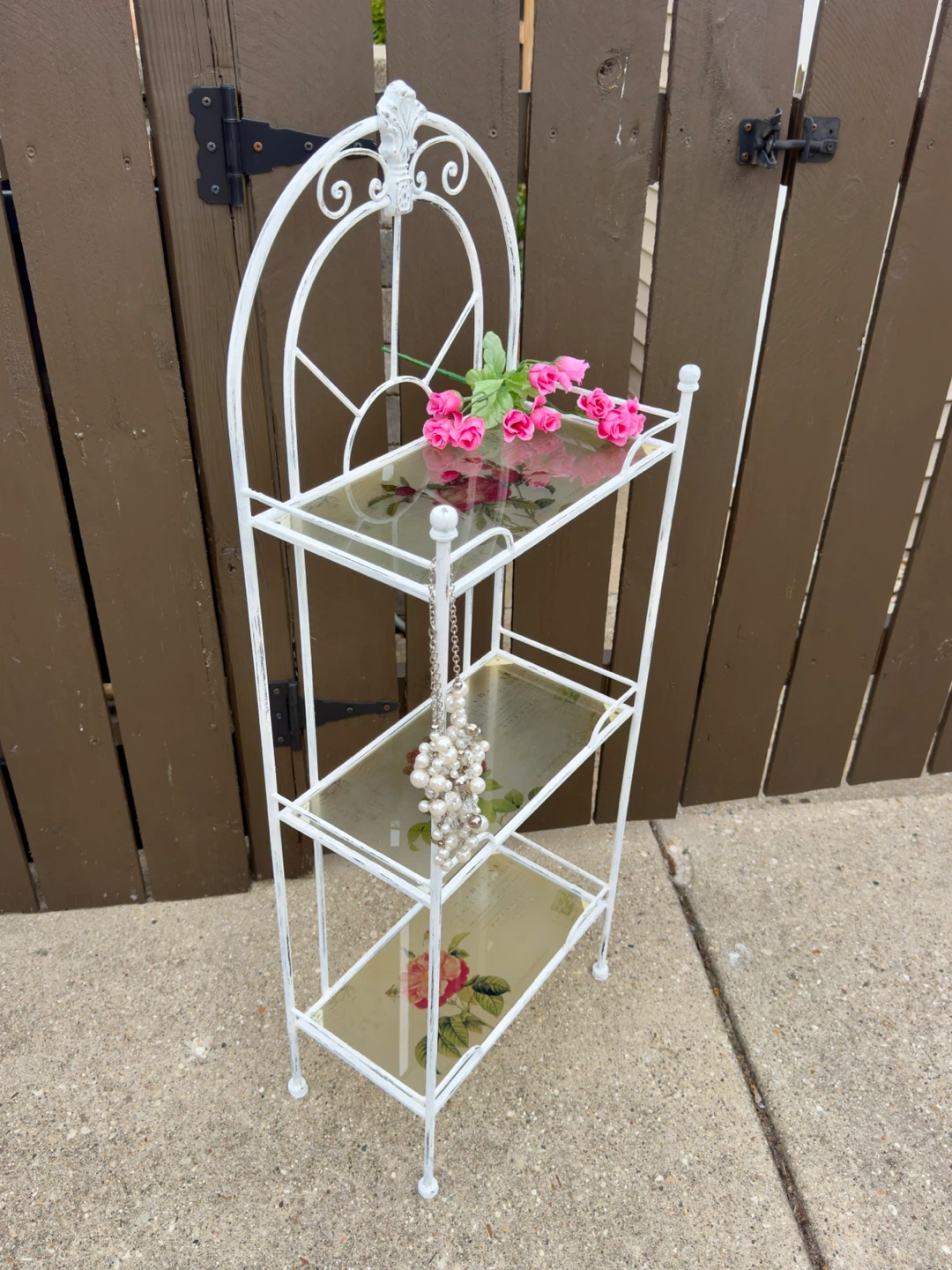 THREE TIER SHABBY CHIC STAND - photo 2
