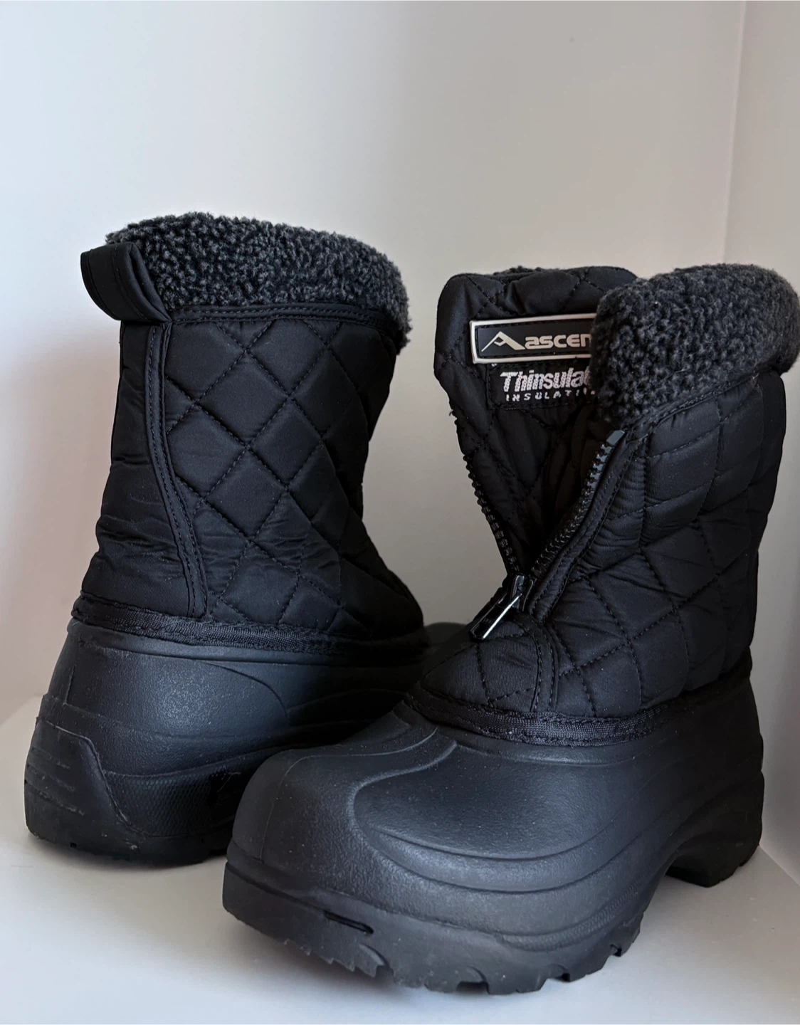 Ascent Thinsulate Black Winter Boots