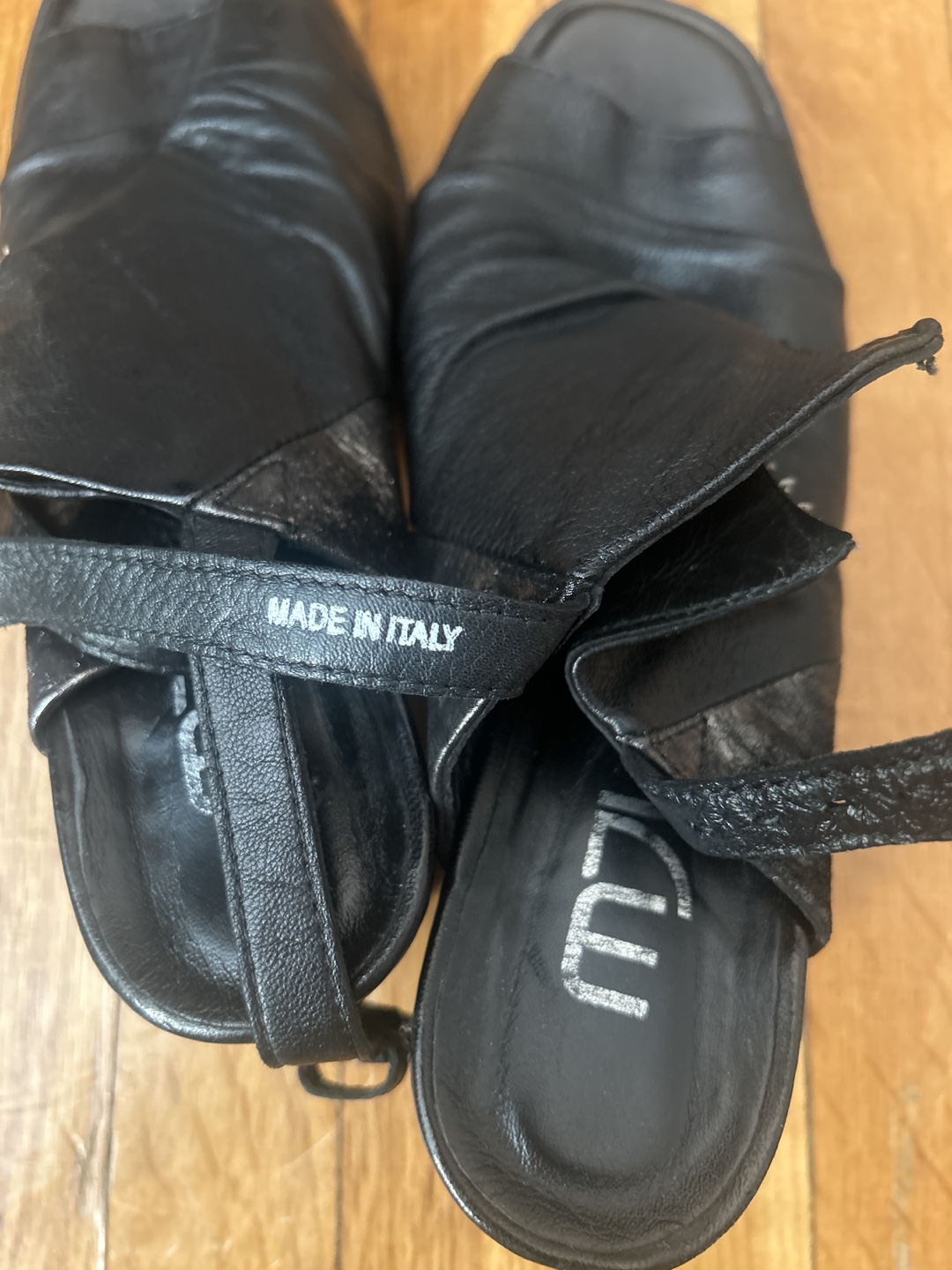 MJUS Black Leather Heels - Size 39 - photo 3