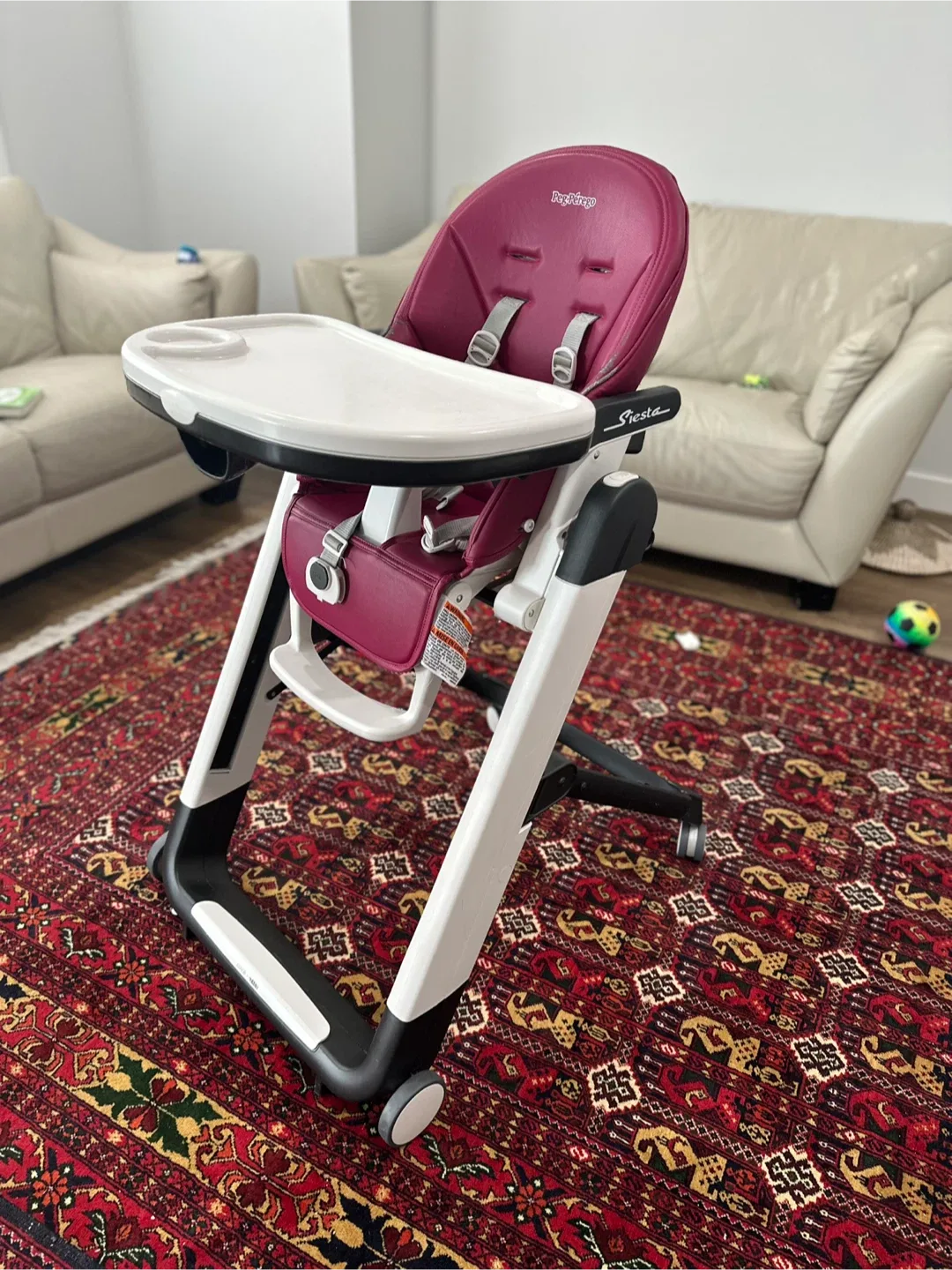 Peg Perego Siesta High Chair - Berry image indicator(5)