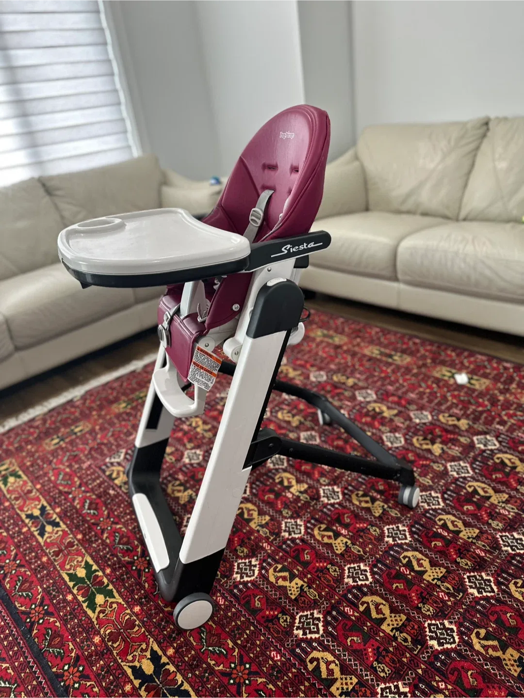 Peg Perego Siesta High Chair - Berry image indicator(6)