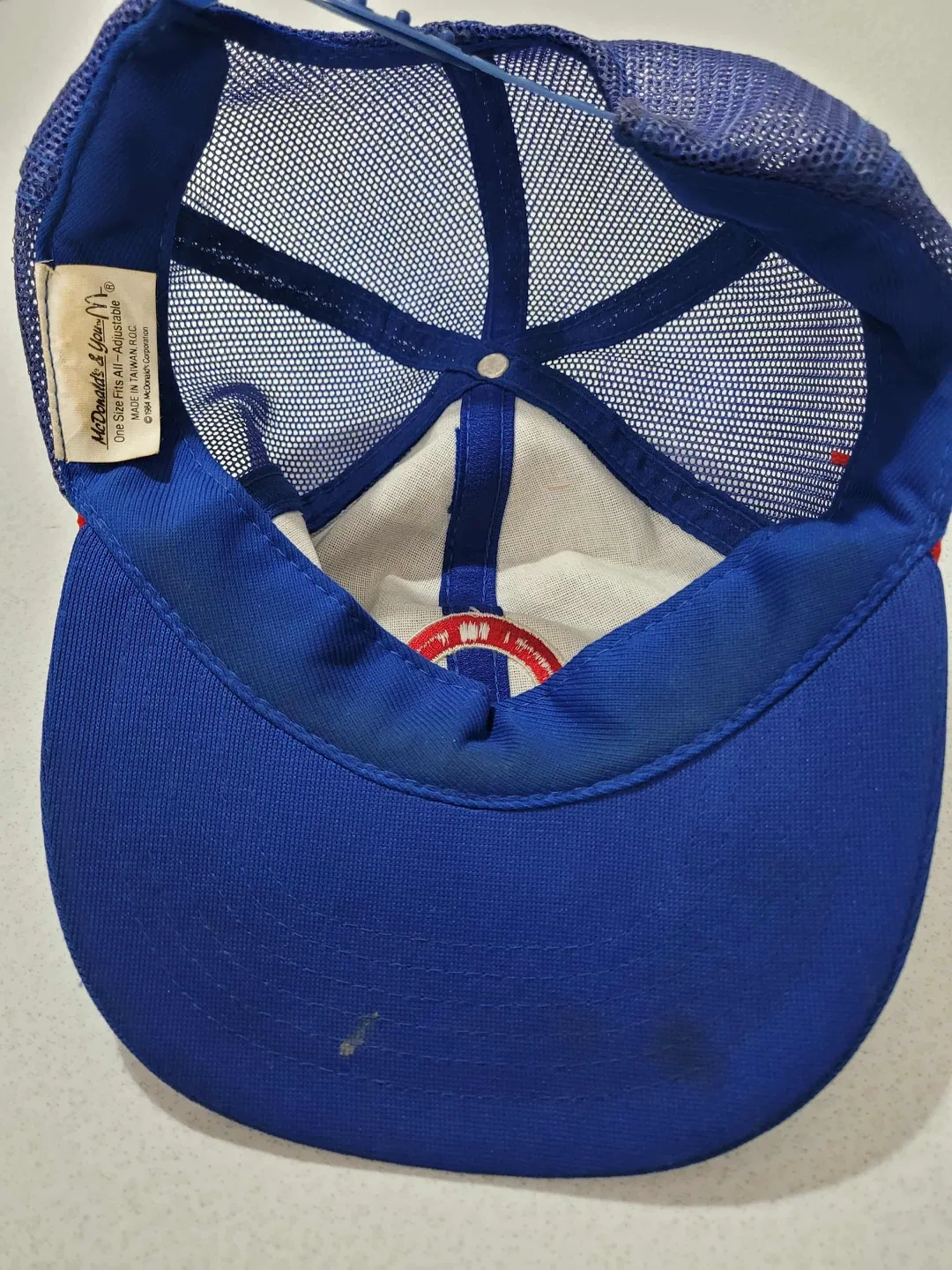 Vintage 1984 McDonald's MLB Chicago Cubs baseball Hat image indicator(2)