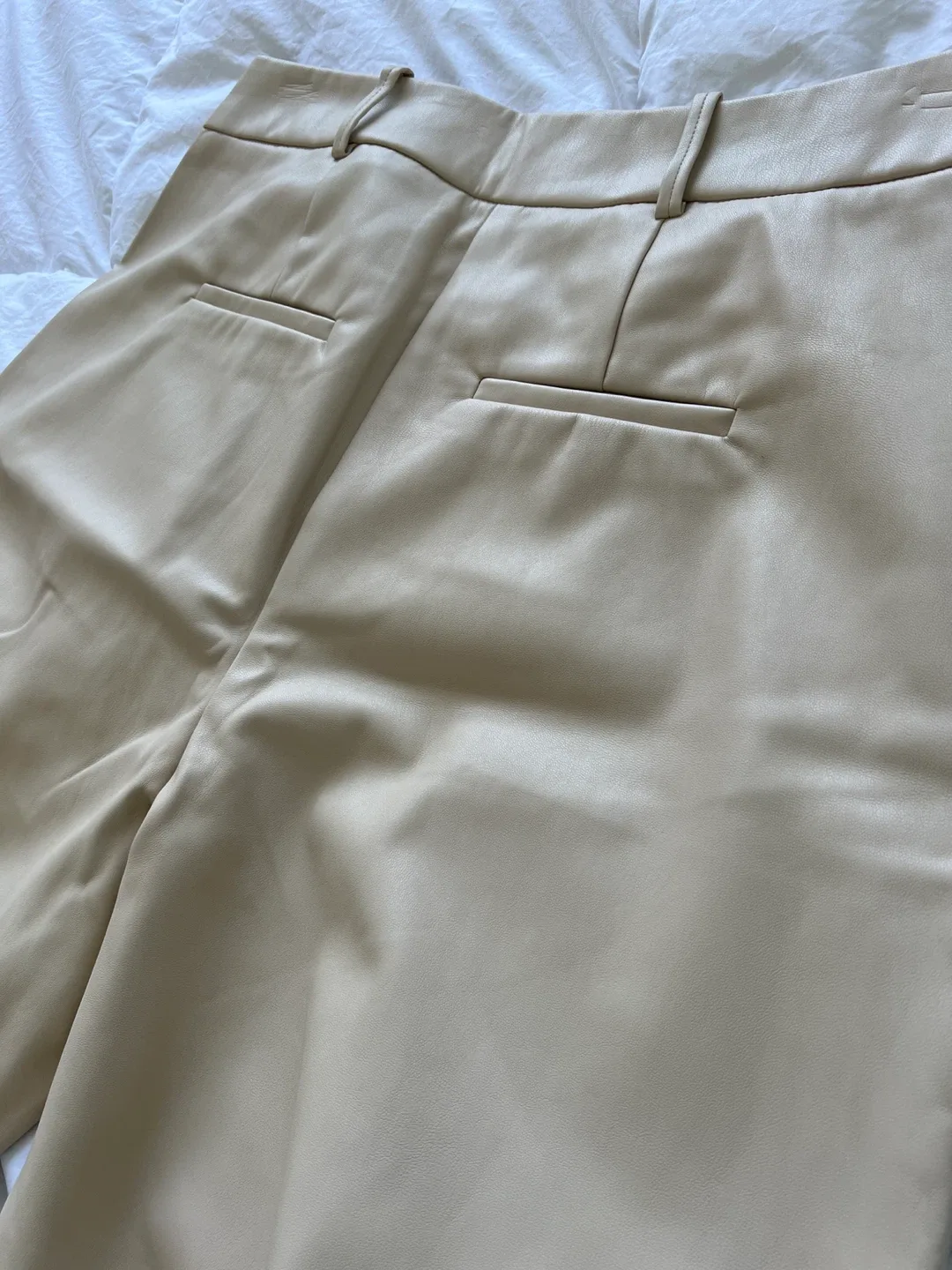 Vero Moda Curve Faux Leather Pants - Size 46/32 image indicator(4)