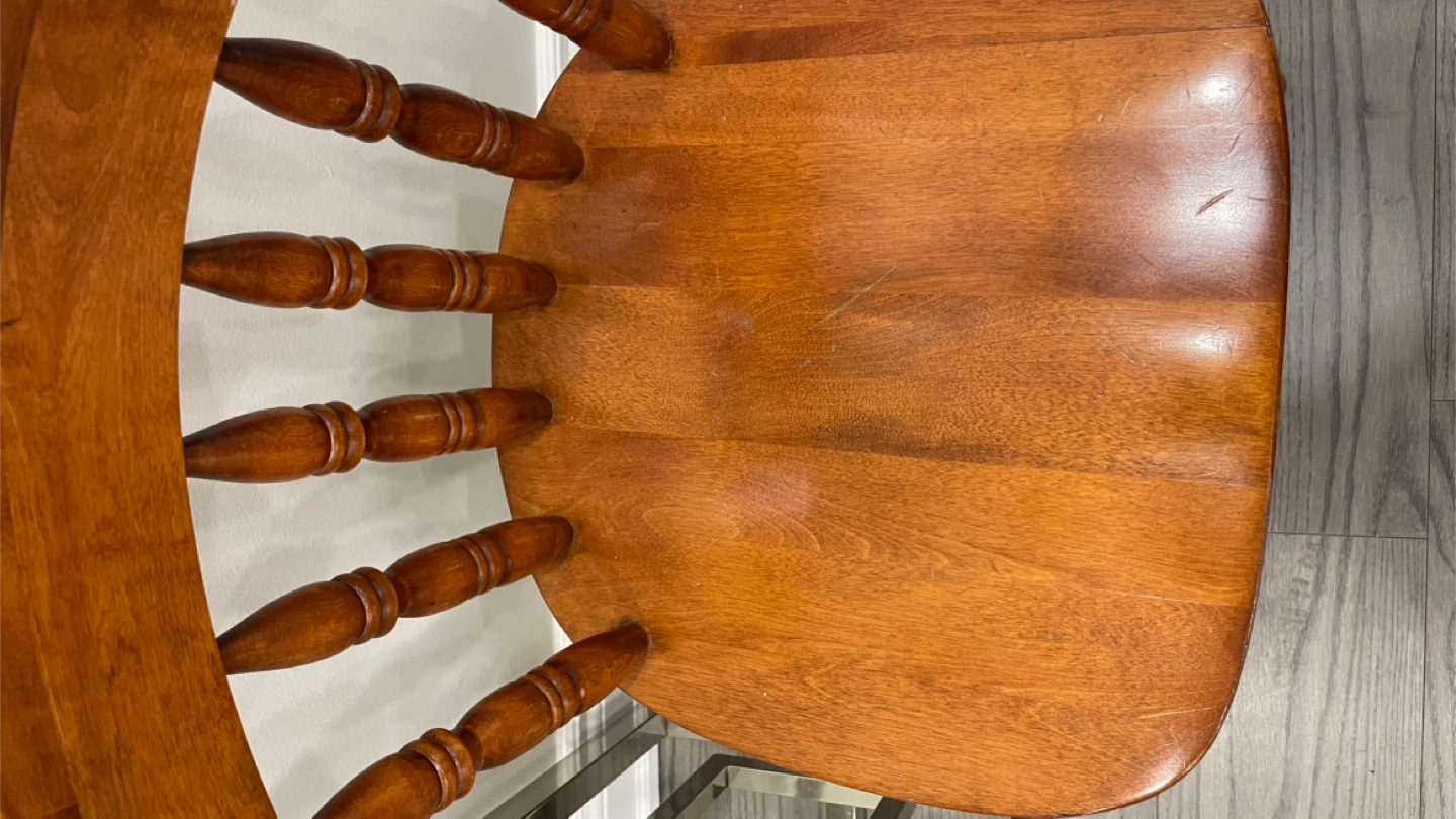 2 Wooden Spindle Back Chair - photo 2