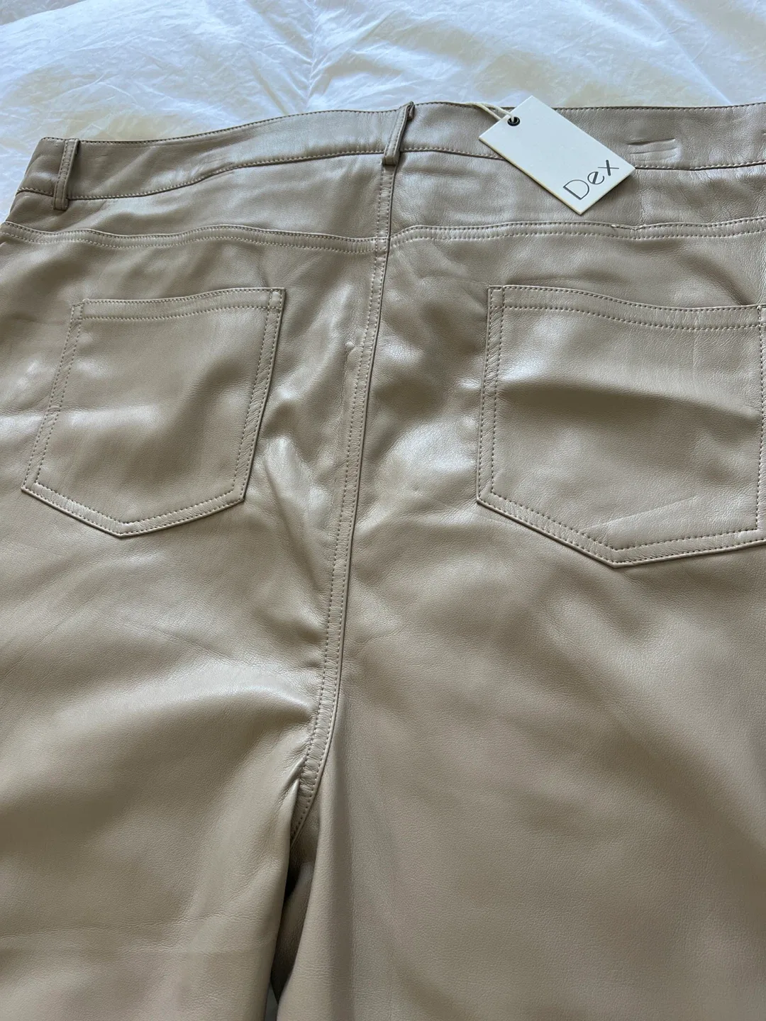 Dex Faux Leather Pants - Size 2X - New with Tags image indicator(4)