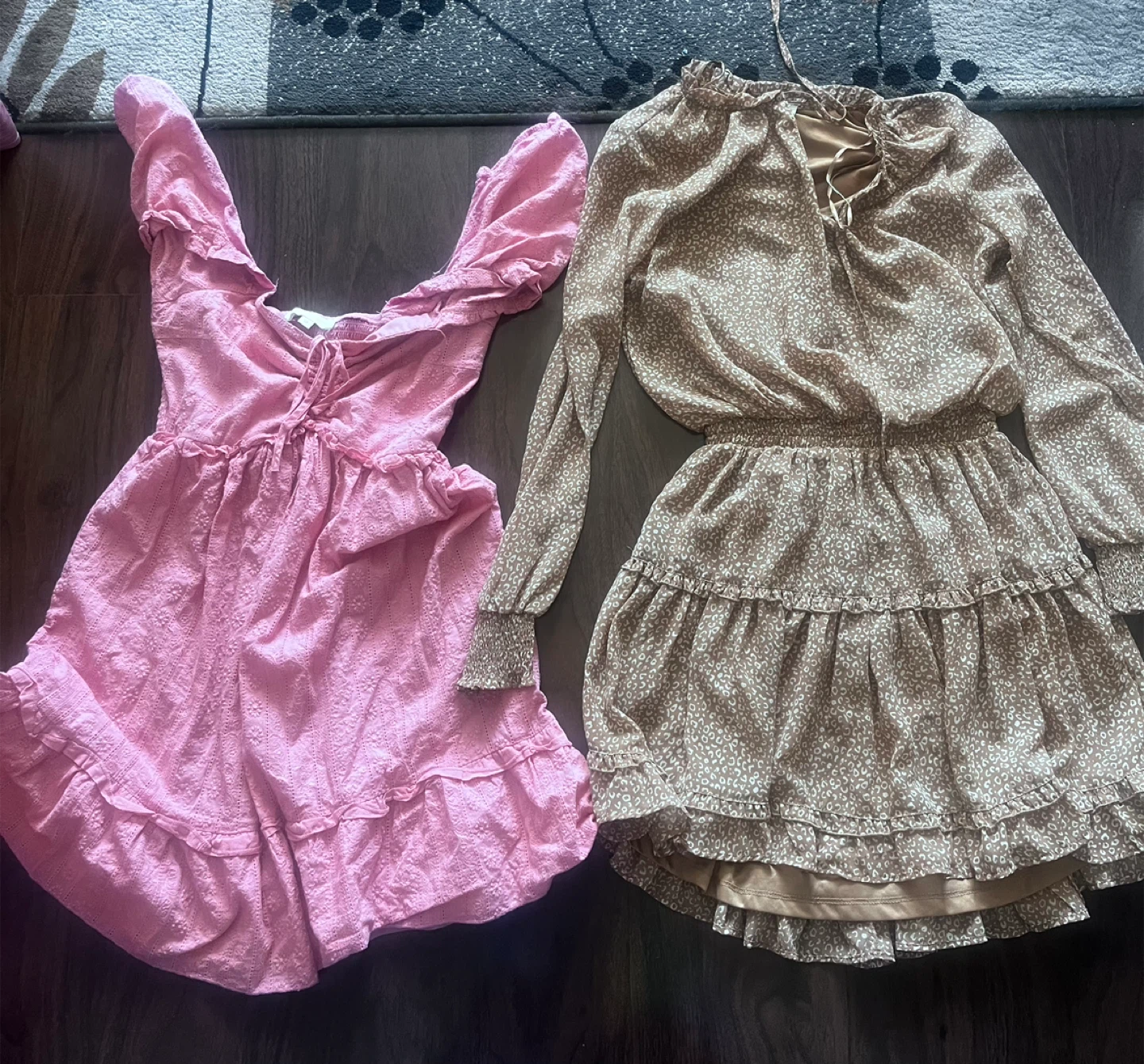 Two Cute Dresses - Pink & Floral