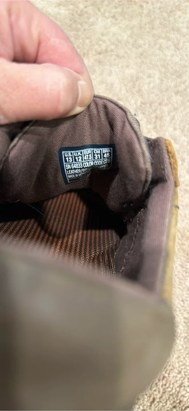 Skechers Relaxed Air-Cooled Memory Foam Brown Shoes - Size 13 image indicator(5)