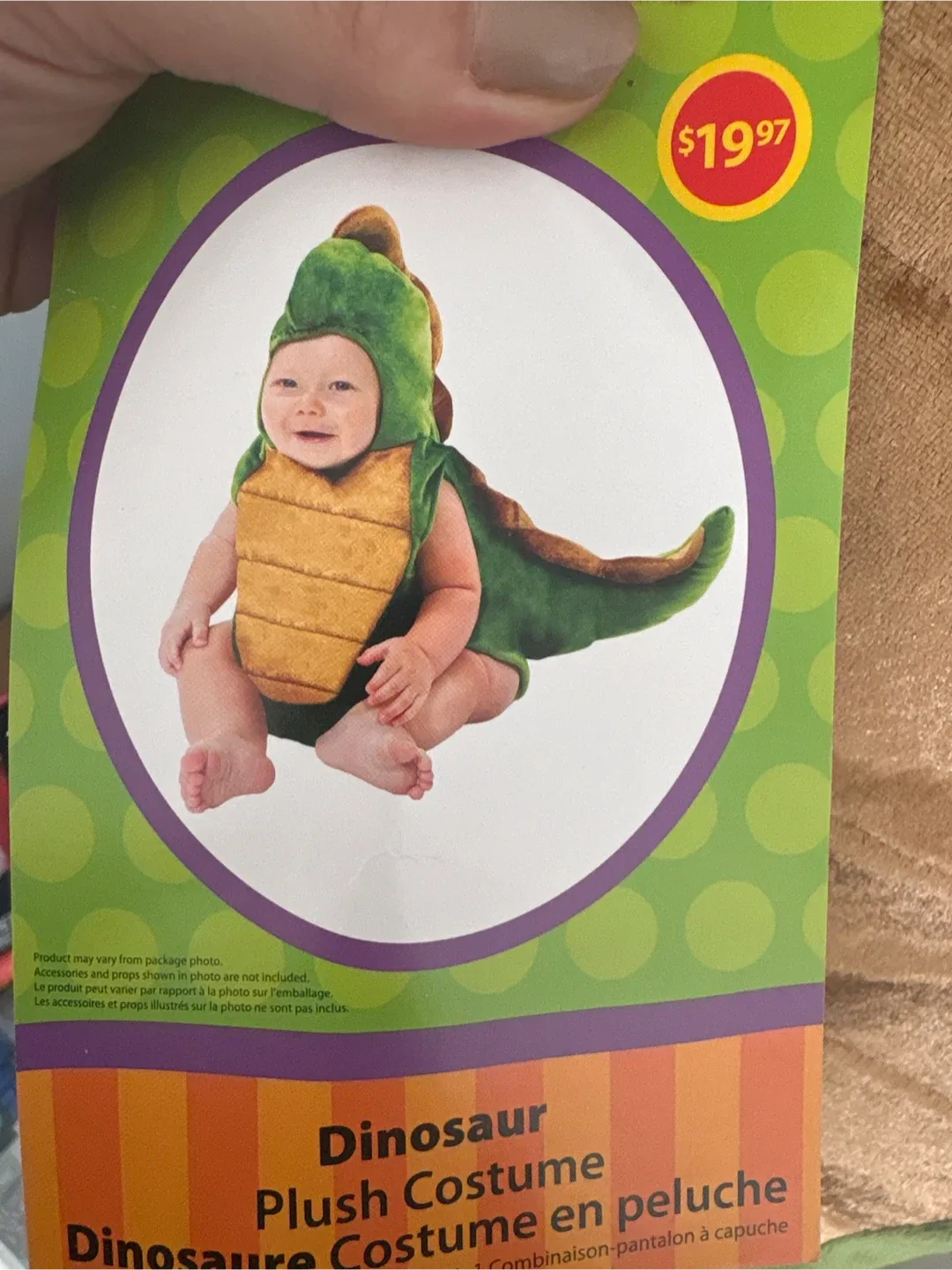 Dinosaur Plush Costume - 9-18 Months image indicator(4)
