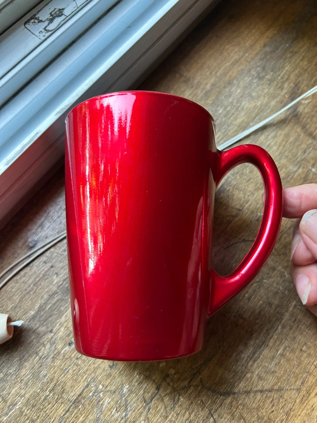 $5  New bright red mug coffee tea cup Honda image indicator(5)