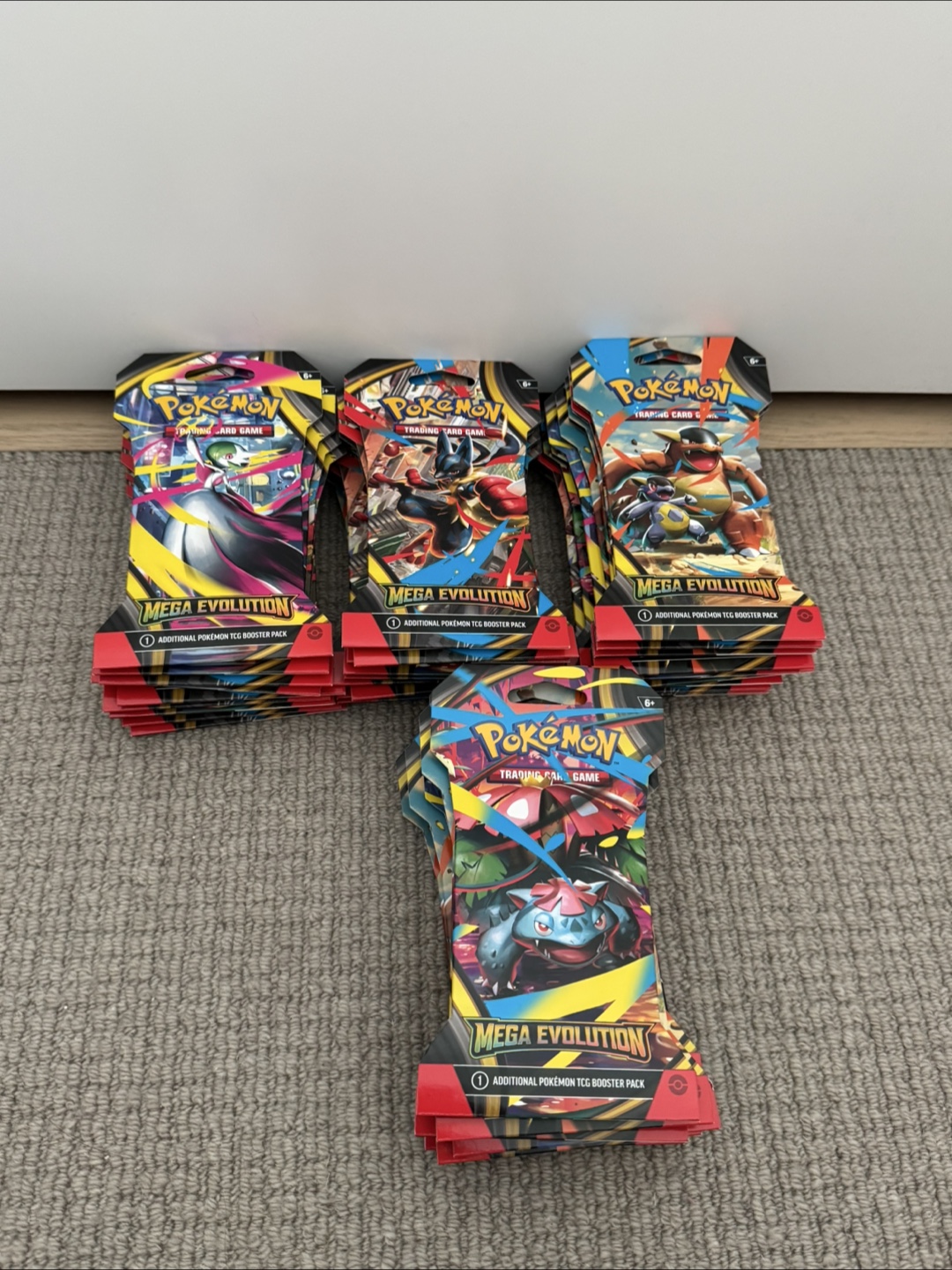 Pokemon mega evolution sleeve booster pack