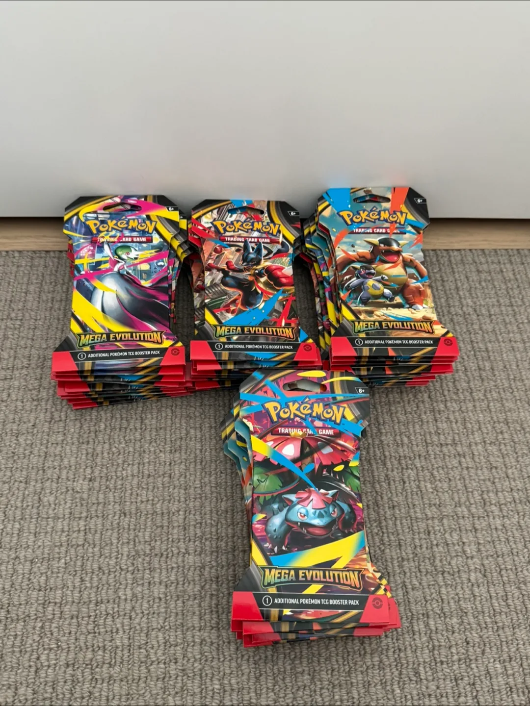 Pokemon mega evolution sleeve booster pack