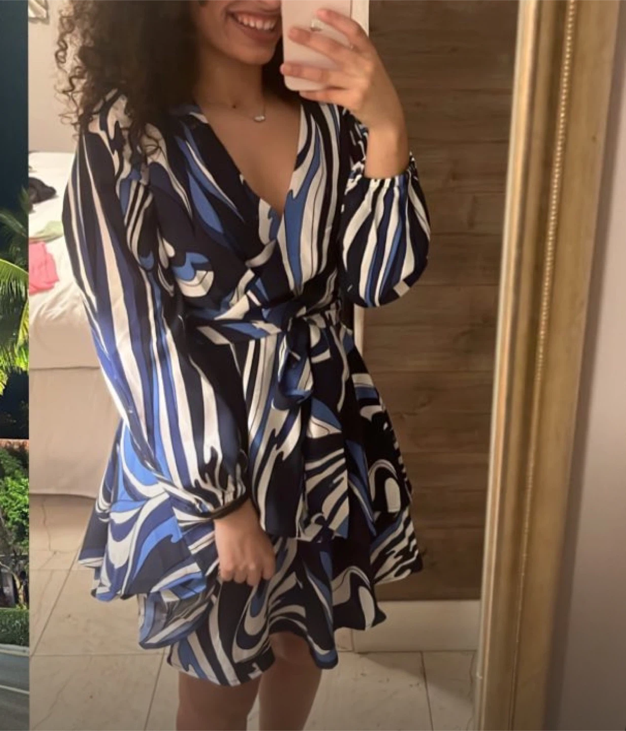 Set Patterned Dress