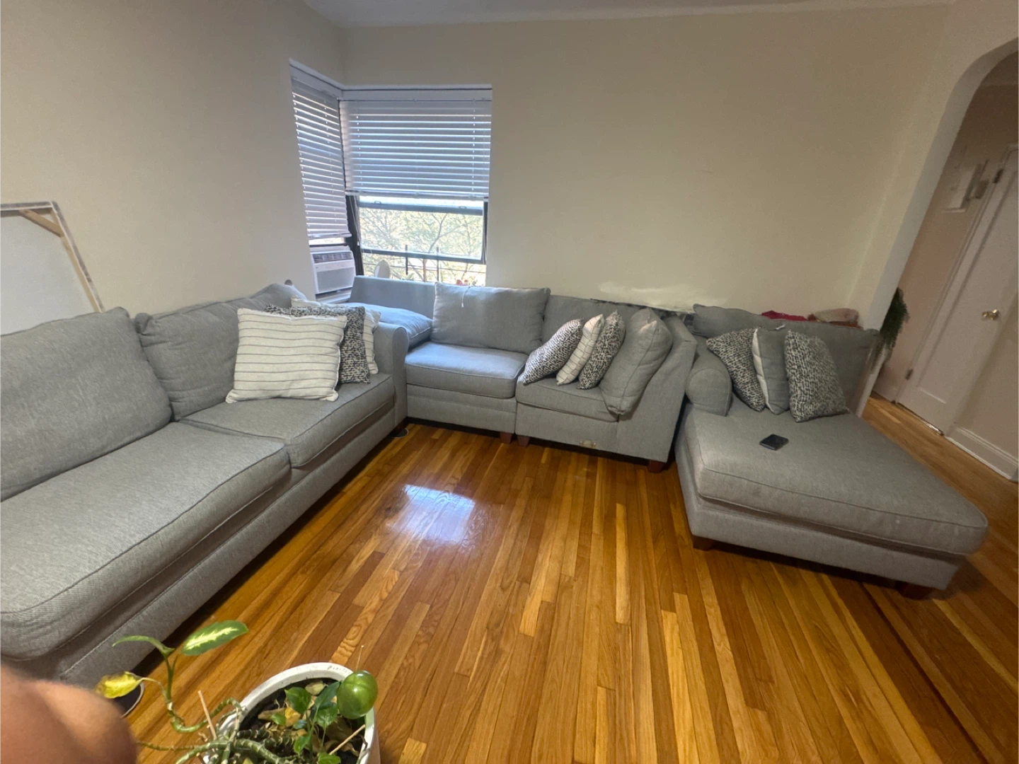 Gray Sectional Sofa - Great Condition!
