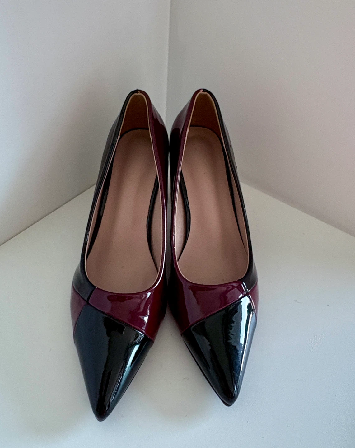 Women's Pointed-Toe Stiletto Heel High Block Heels