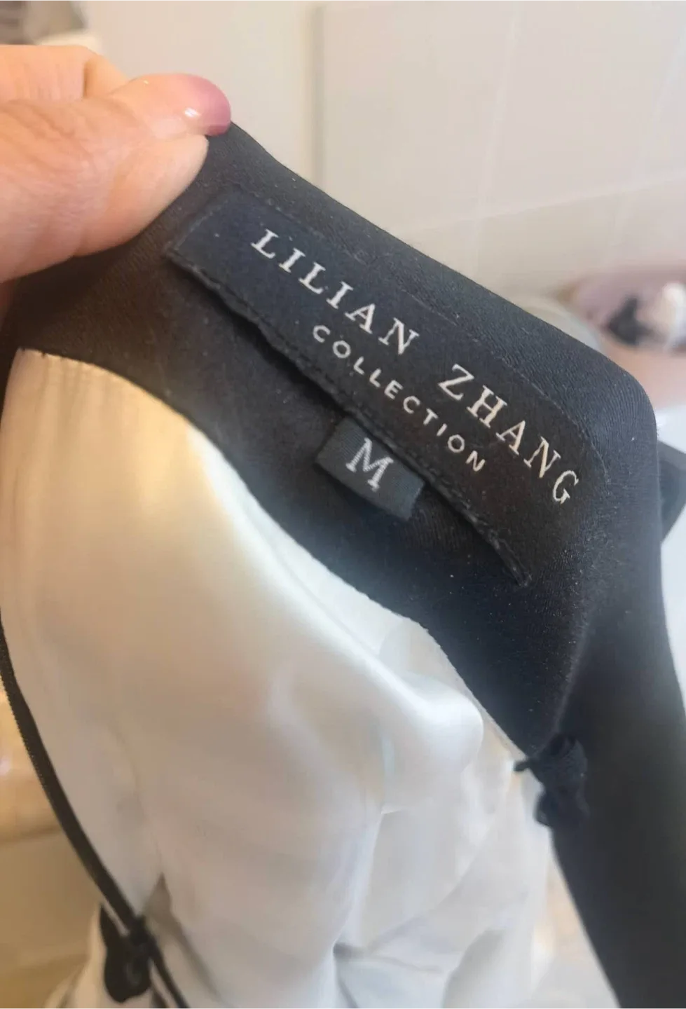 Striped Skirt - Black, White, & Grey image indicator(8)