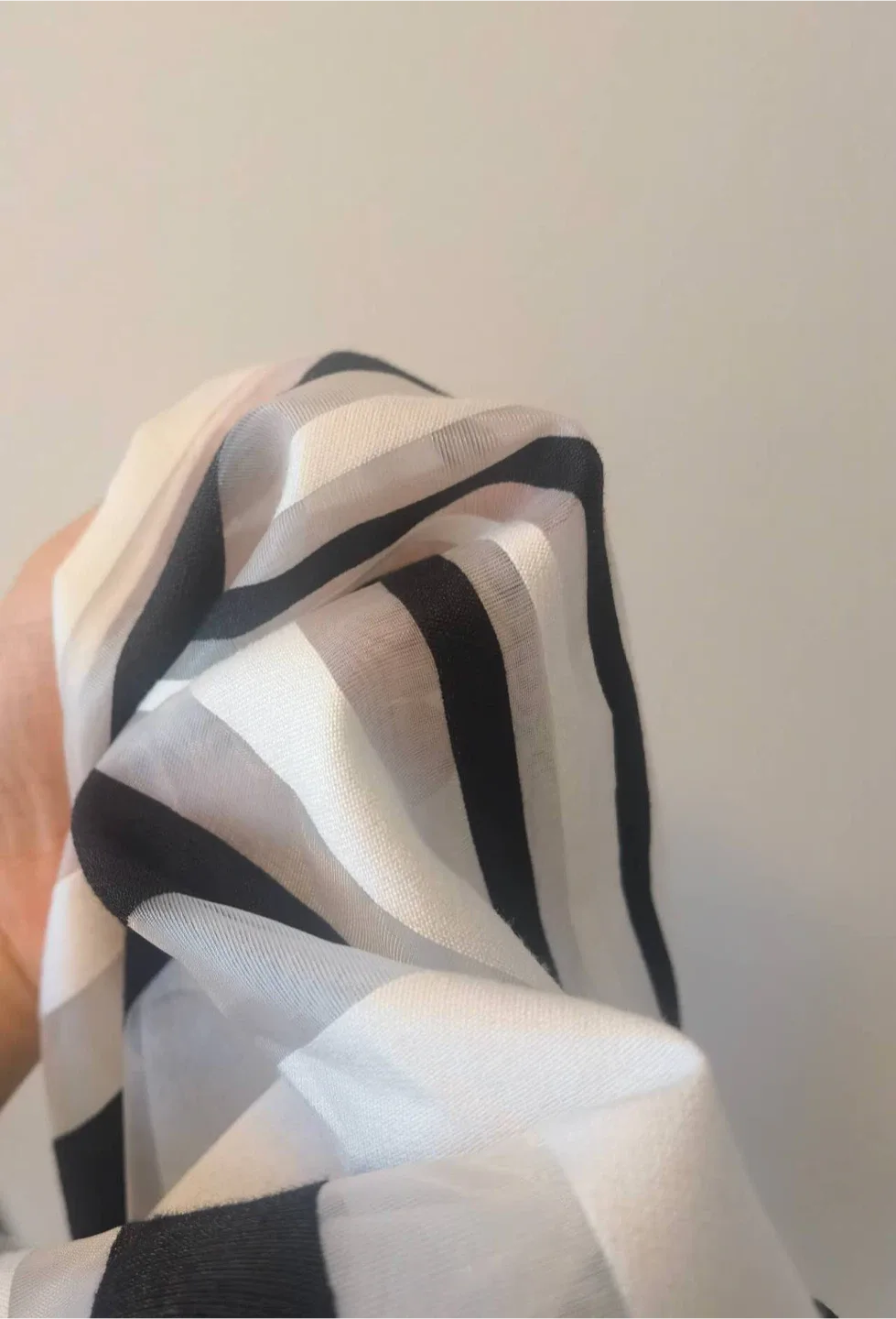 Striped Skirt - Black, White, & Grey image indicator(7)