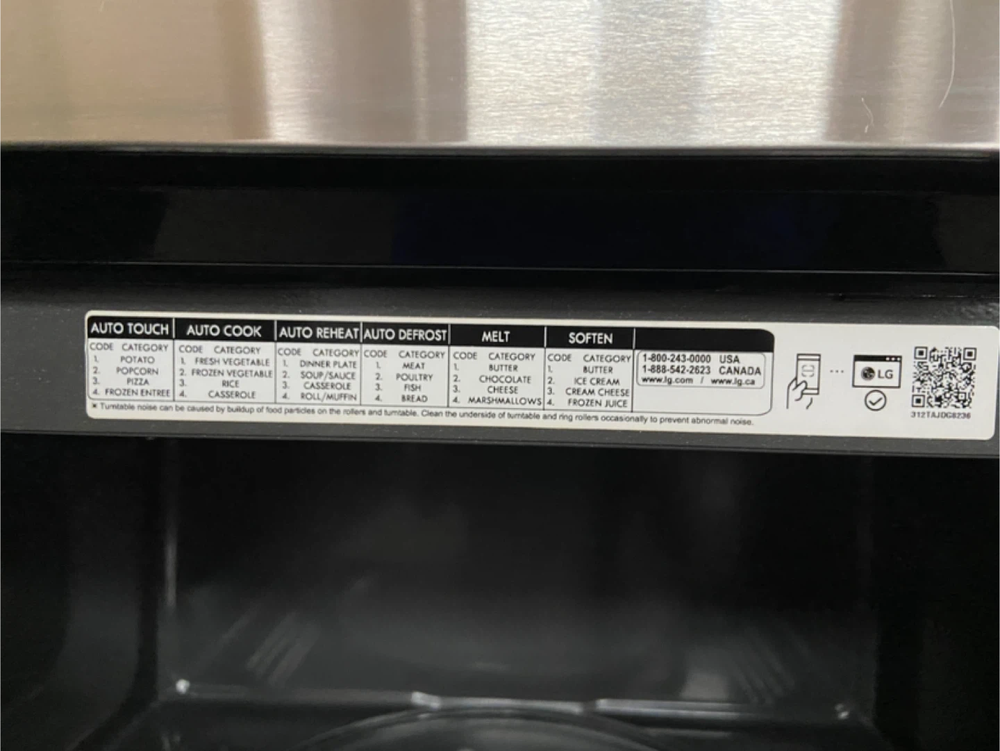 LG Microwave - Over the Range - photo 5
