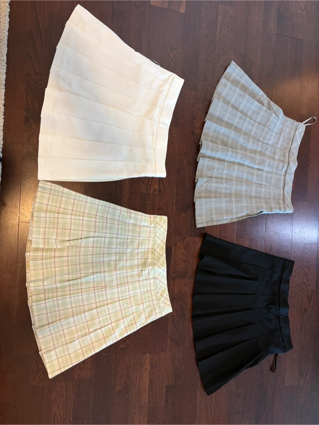 Aritzia & Uniqlo Pleated  Skirts