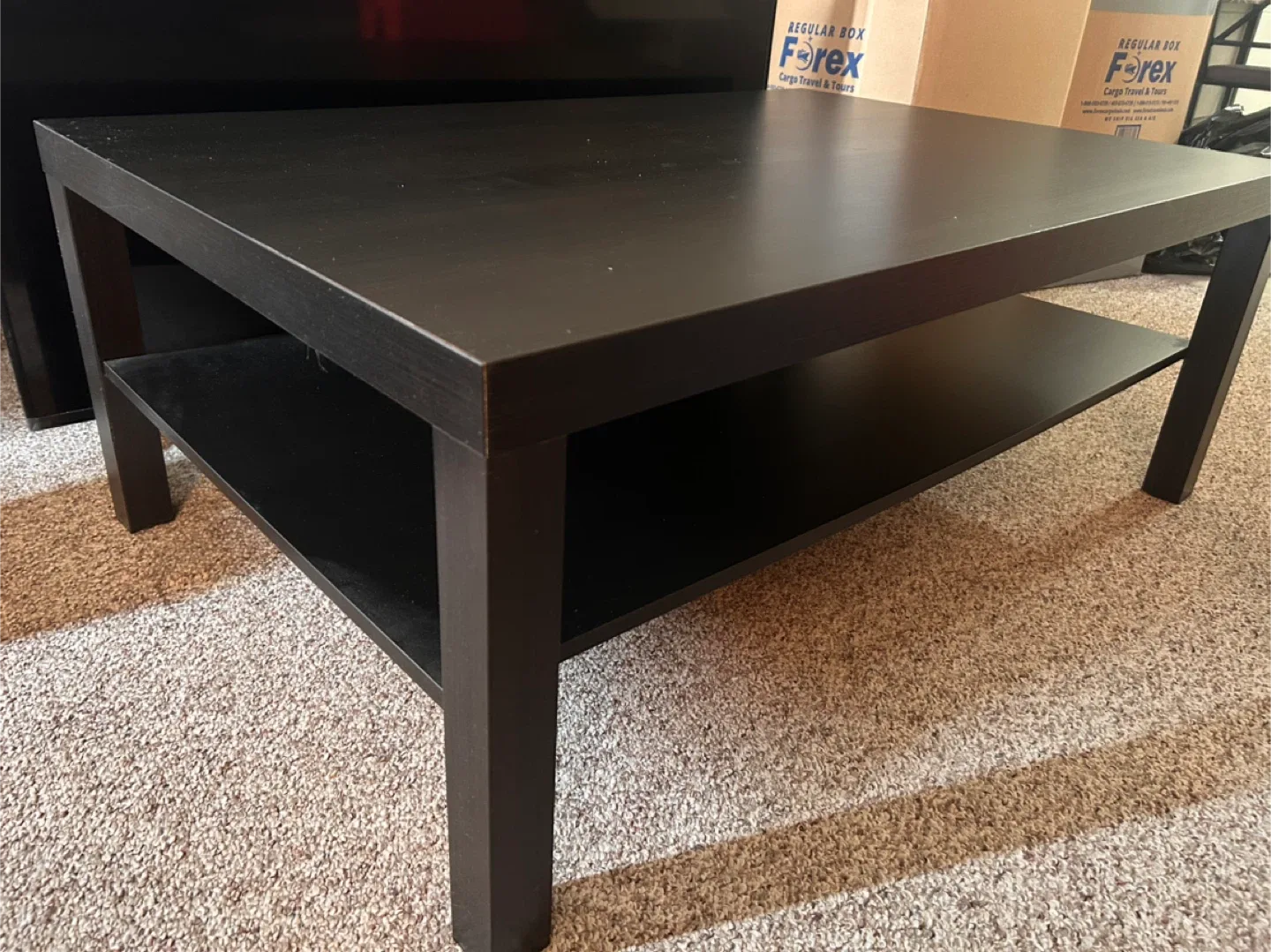Ikea Lack Black Coffee Table thumbnail