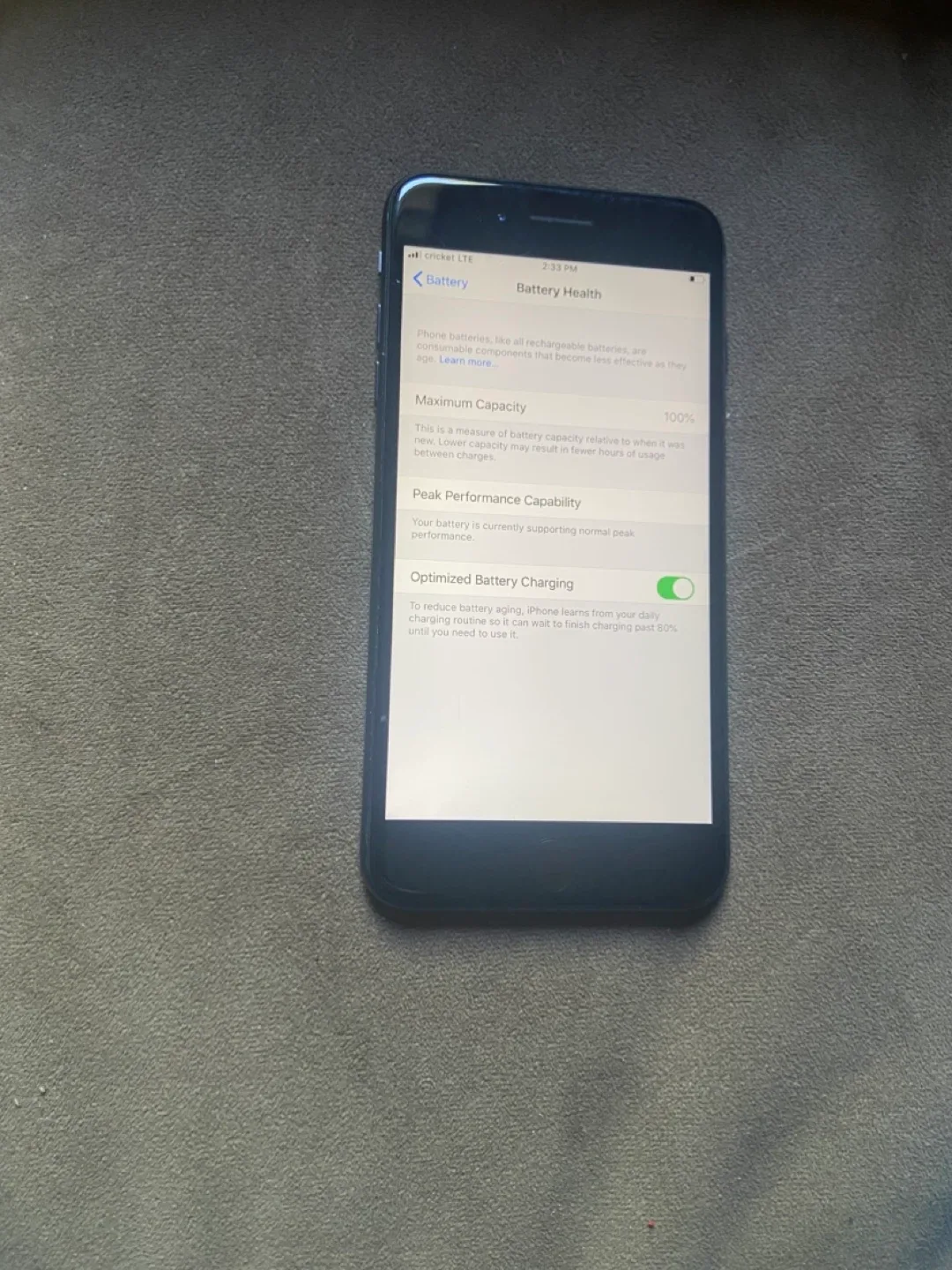 iPhone 7 Plus 128gb Unlocked - Black  Great Condición image indicator(4)