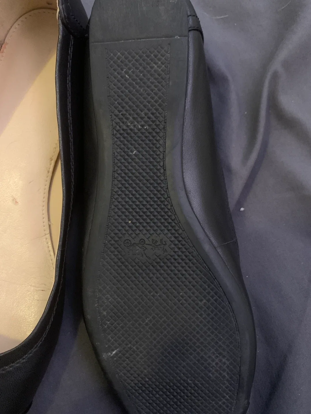 Coach Black Leather Ballet Flats image indicator(2)