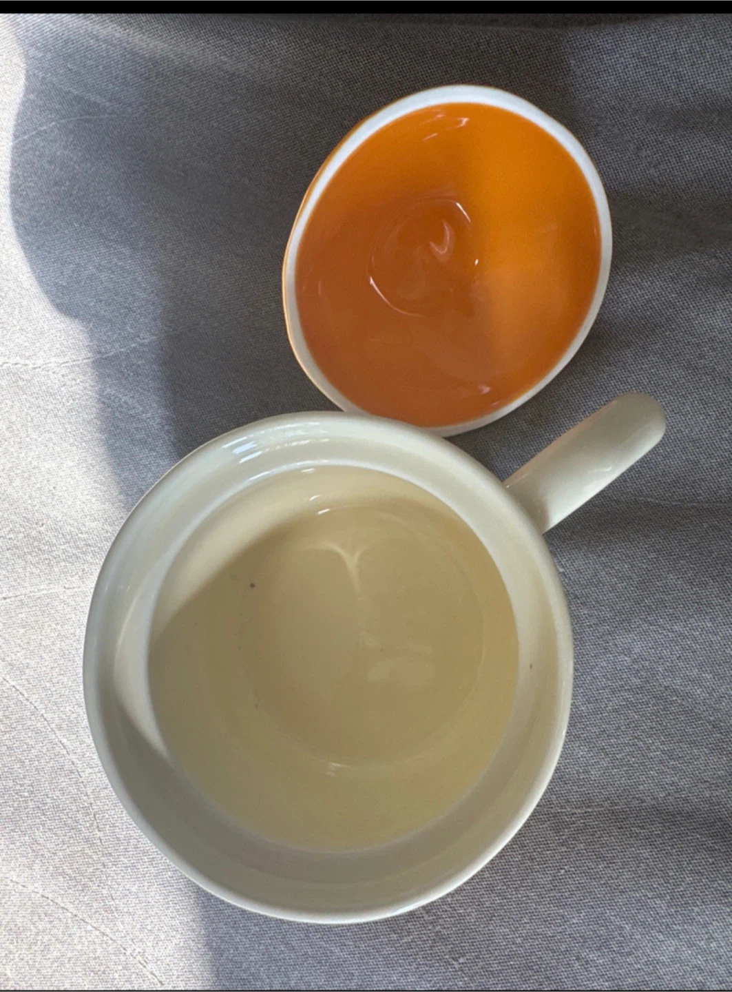 Orange Mug with Lid - photo 3