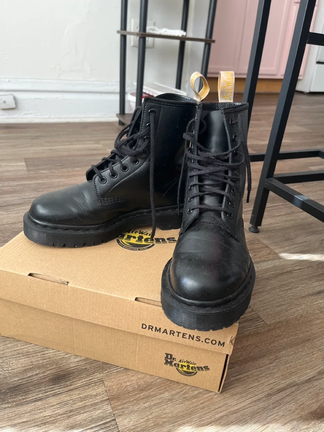 Dr. Martens Vegan Leather Boots, Black image indicator(3)