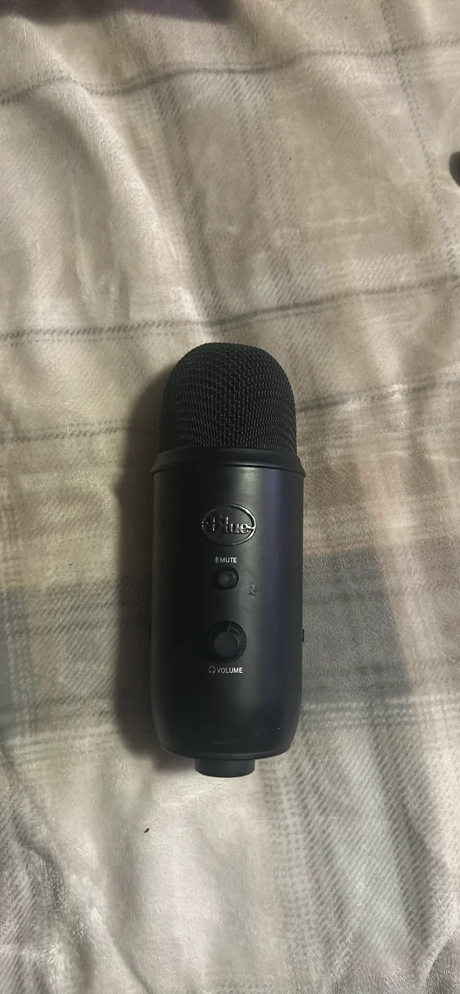 Blue YetiCaster Microphone - Black image indicator(2)