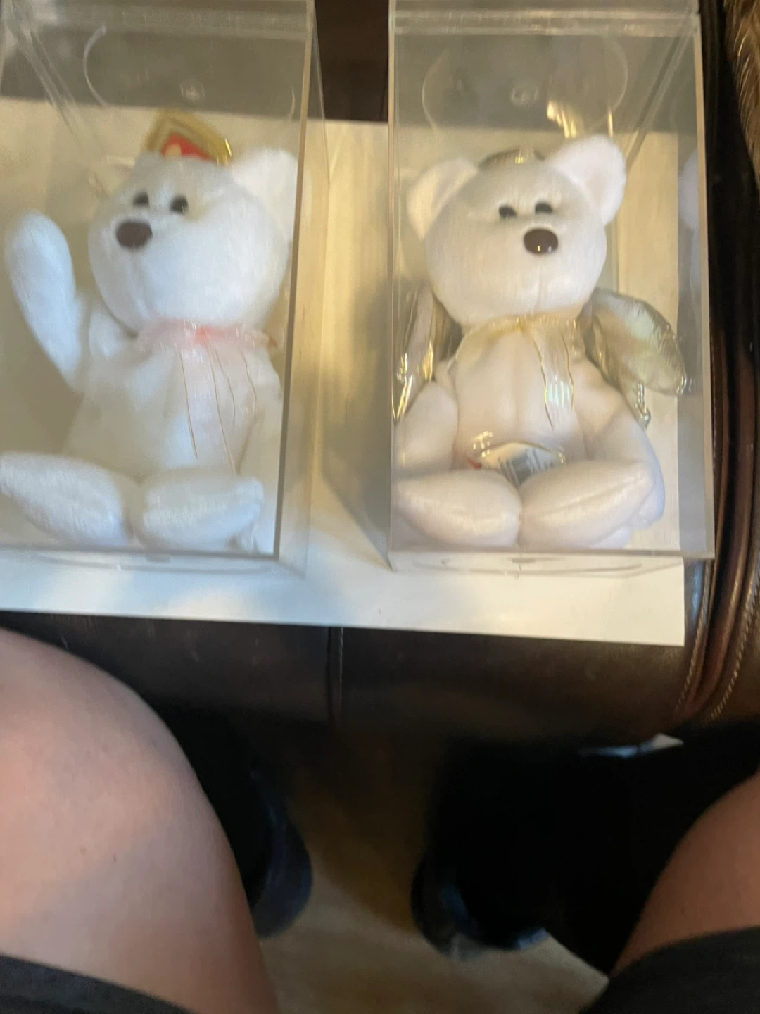 Ty Beanie Baby Angel Bears in Cases - photo 2