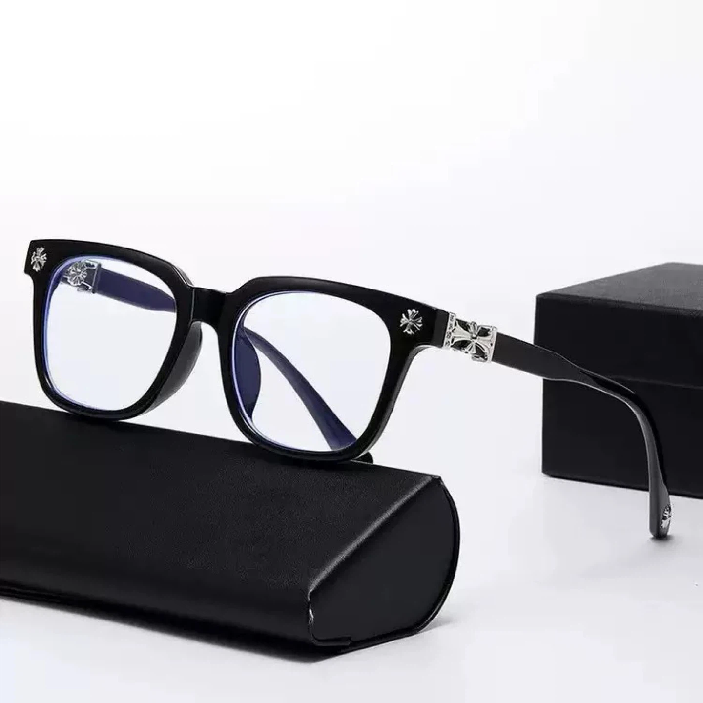 Chrome Hearts Black Eyeglasses