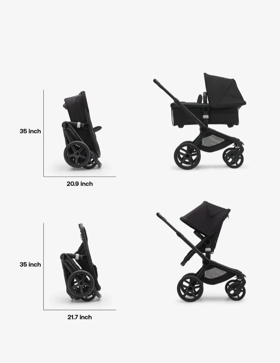 Bugaboo Stroller - Pink/Black image indicator(6)