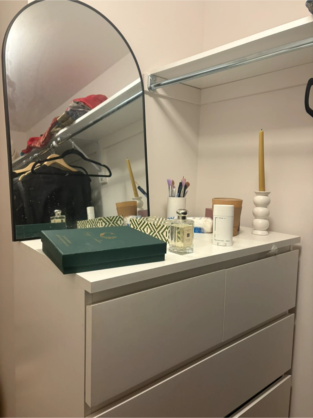 White IKEA MALM 5-Drawer Dresser - photo 4