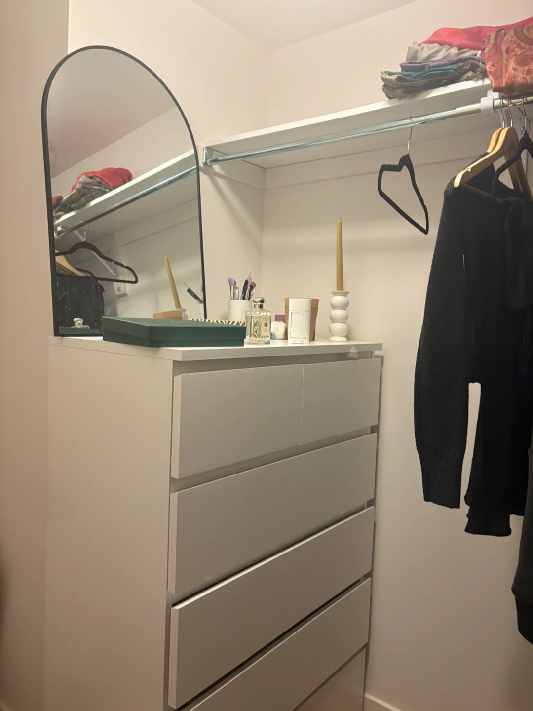 White IKEA MALM 5-Drawer Dresser - photo 2