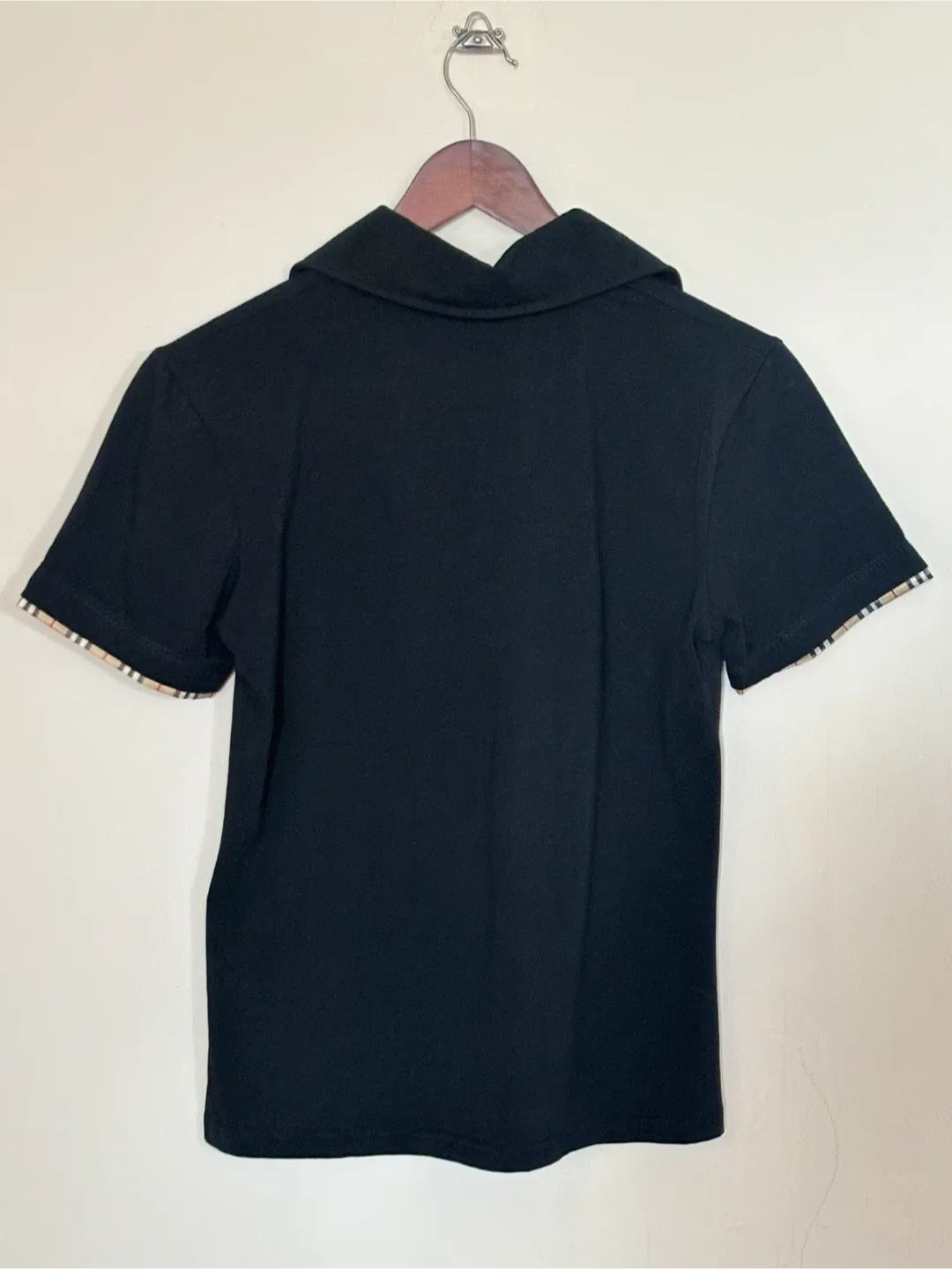 Kids brand new 100% cotton black polo shirt image indicator(2)