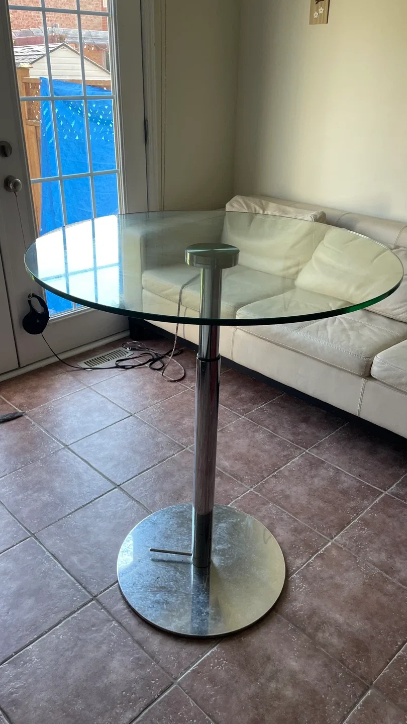 Glass Top Bar Table image indicator(2)