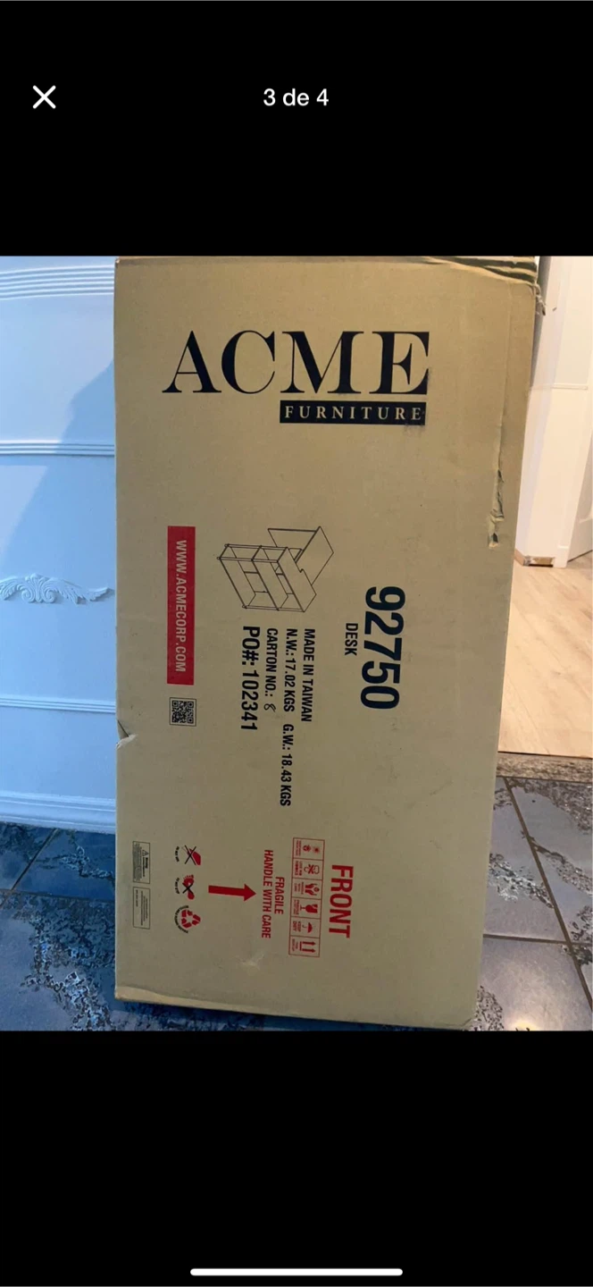 ACME Furniture Desk - Model 92750 (New in Box) - photo 3
