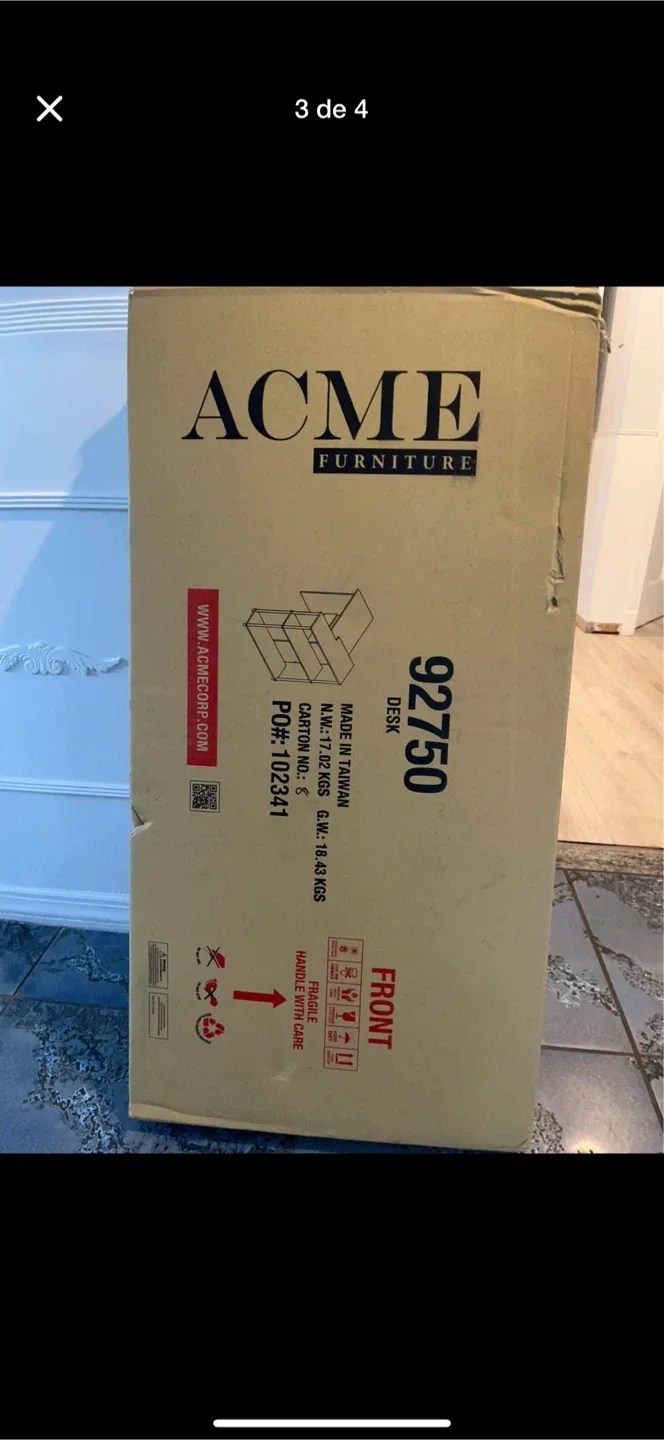 ACME Furniture Desk - Model 92750 (New in Box) image indicator(3)