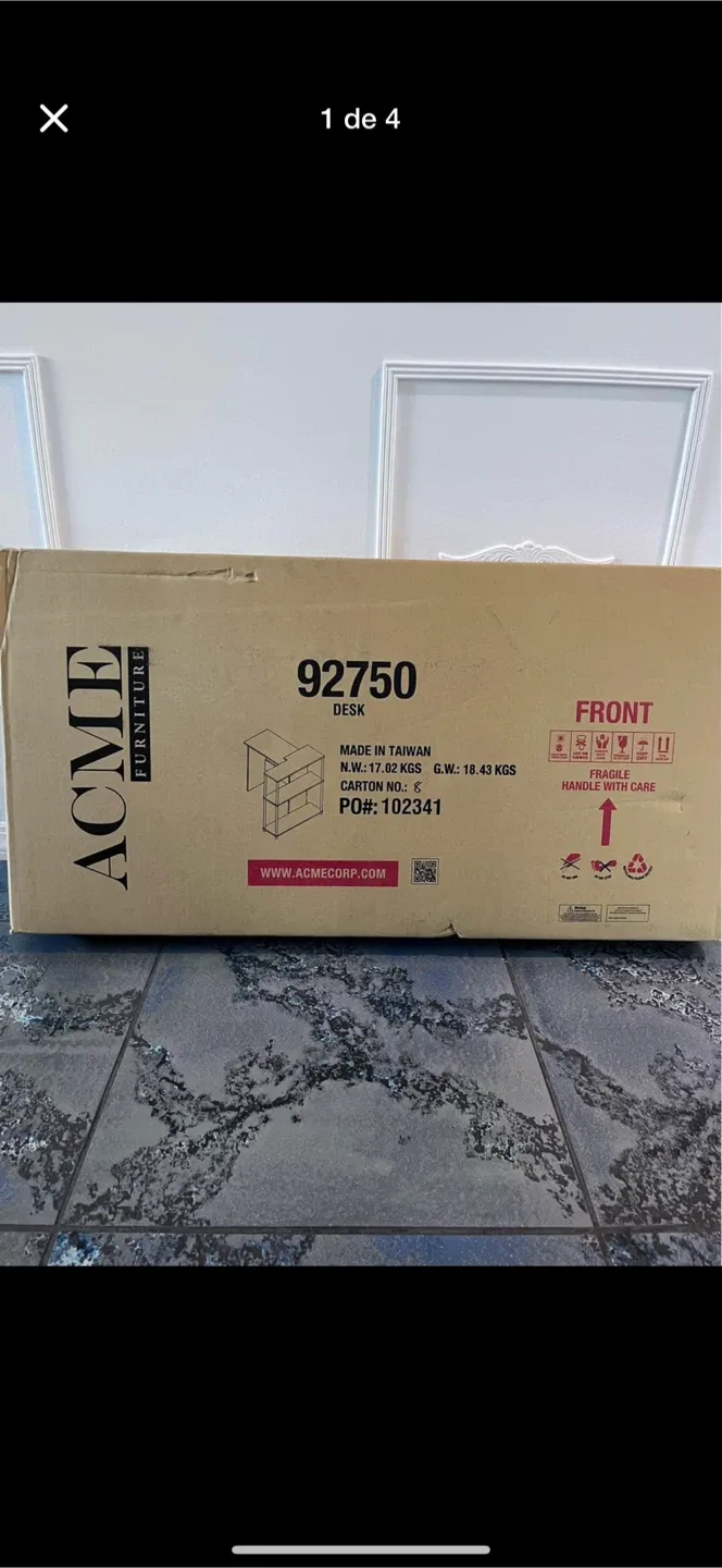 ACME Furniture Desk - Model 92750 (New in Box) image indicator(5)