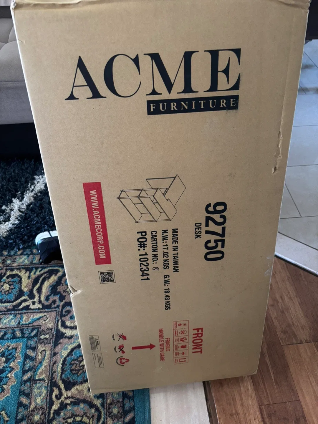 ACME Furniture Desk - Model 92750 (New in Box) image indicator(6)