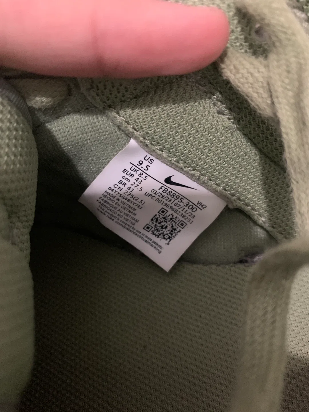 Nike Dunk Low Oil Green Olive Aura image indicator(5)